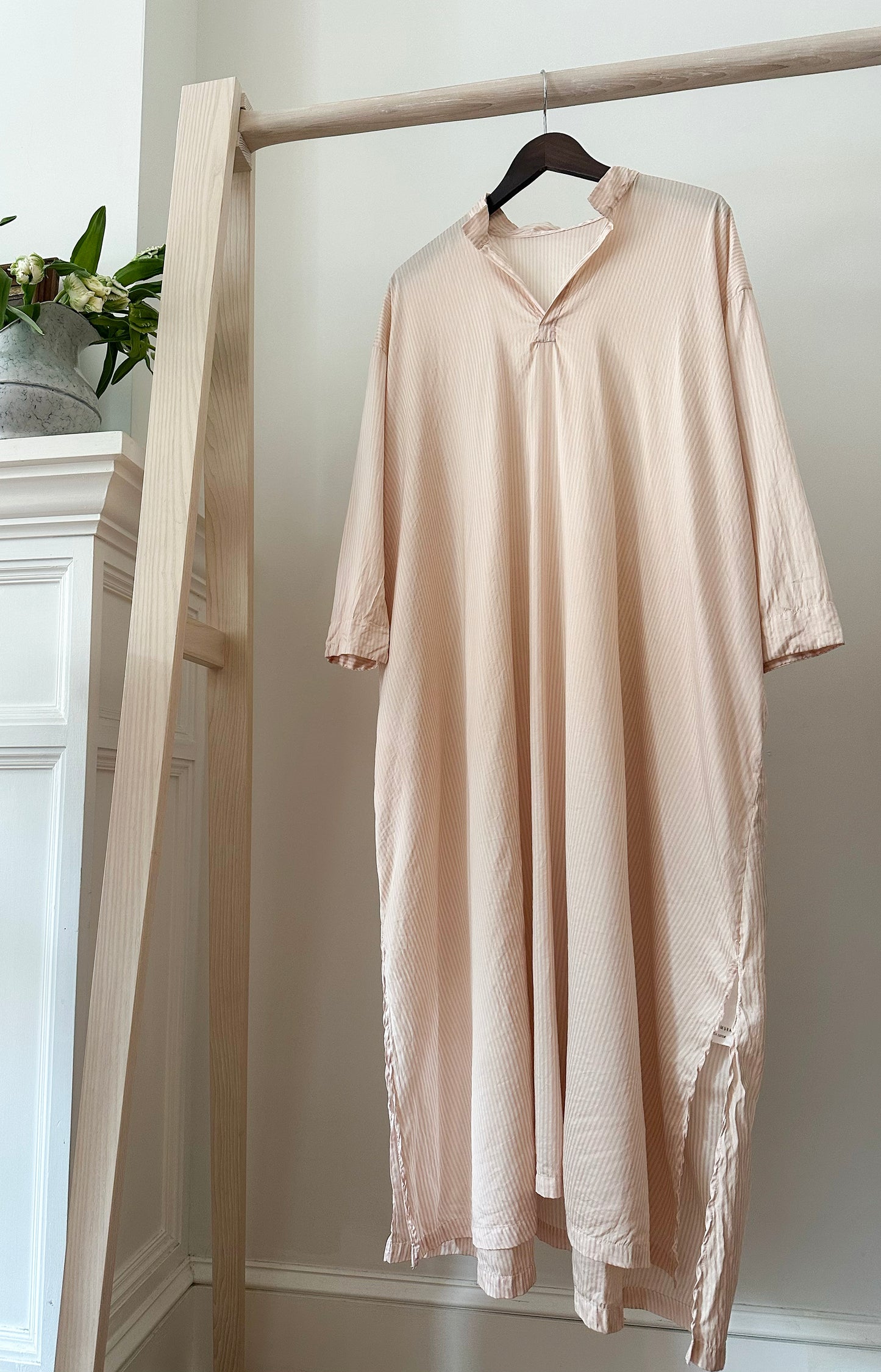 Camellia Silk & Cotton Tsubaki Dress