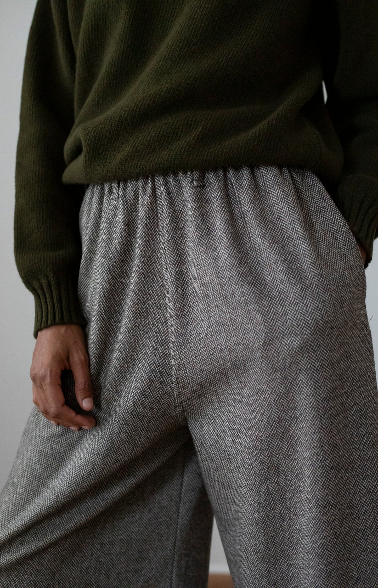 Military Mockneck Pullover