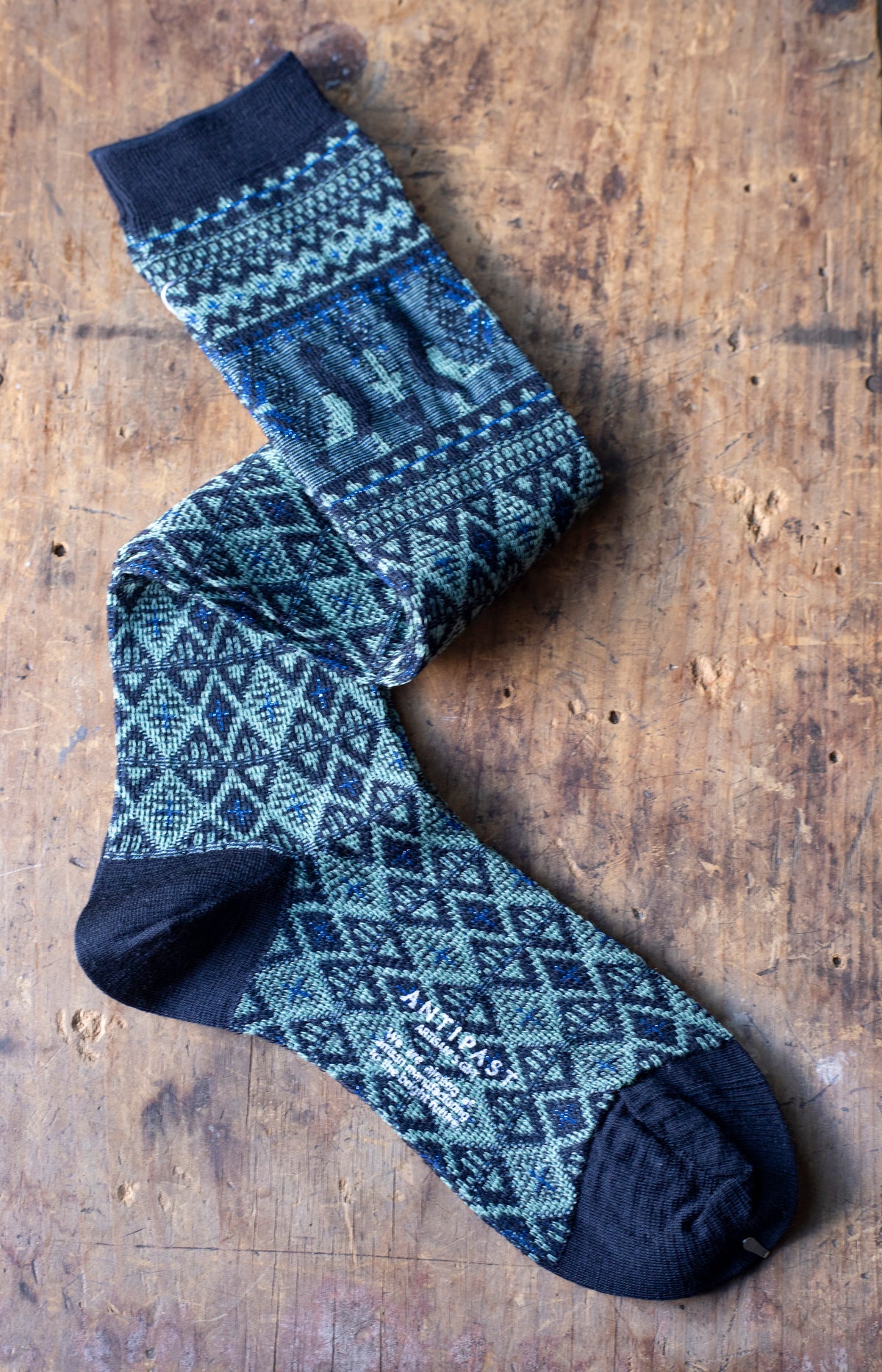 Navy Love Bird Knee Socks