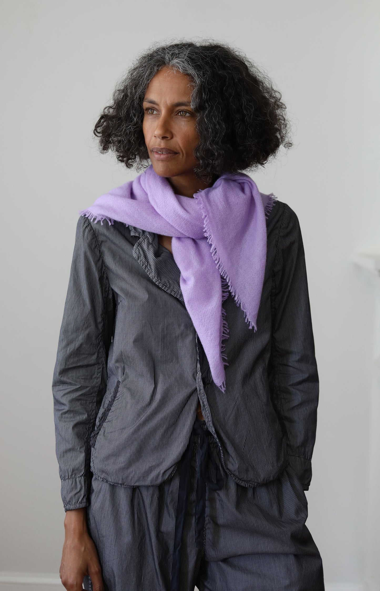 Lilac Cashmere Scarf