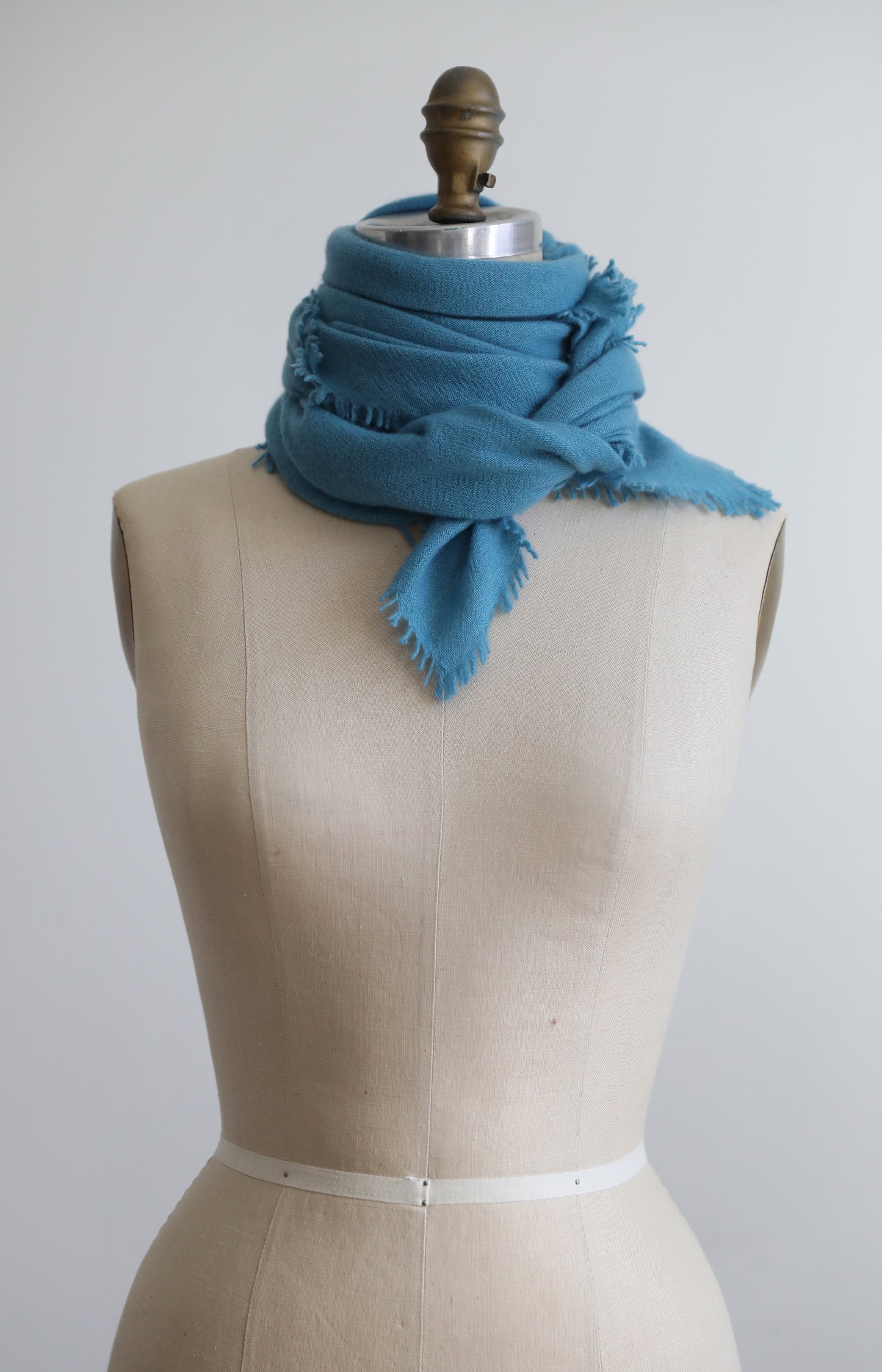 Aquamarine Cashmere Scarf