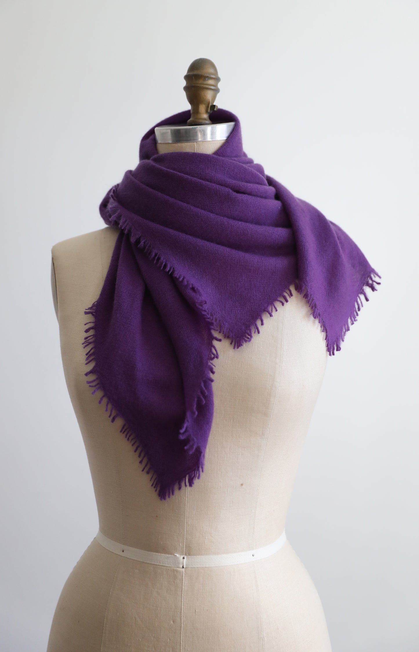 Purple Cashmere Scarf