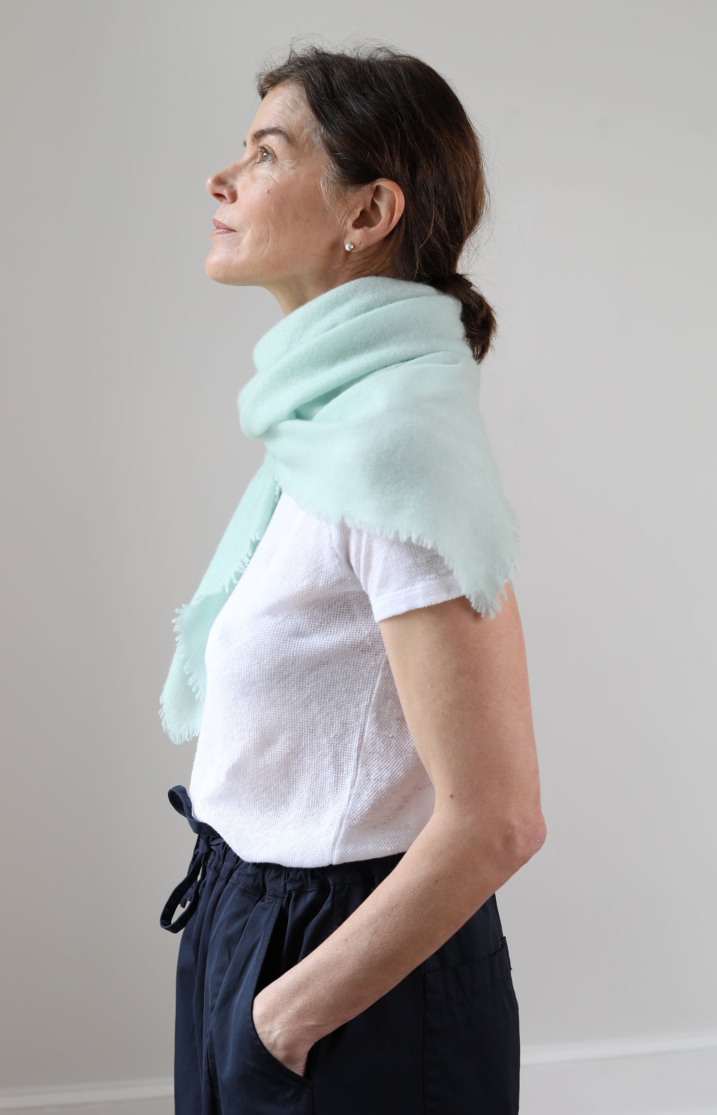 Seafoam Cashmere Scarf