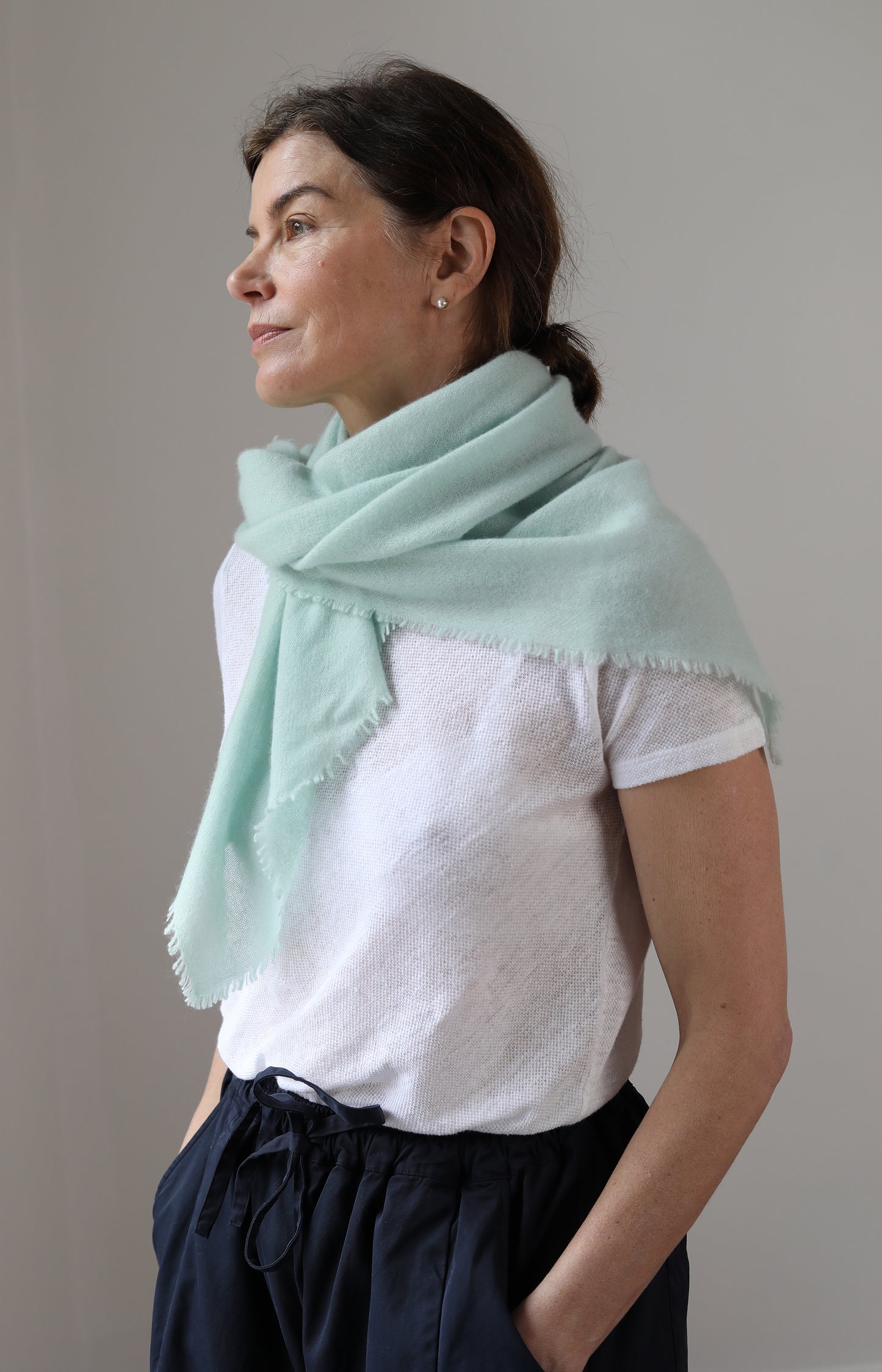 Seafoam Cashmere Scarf