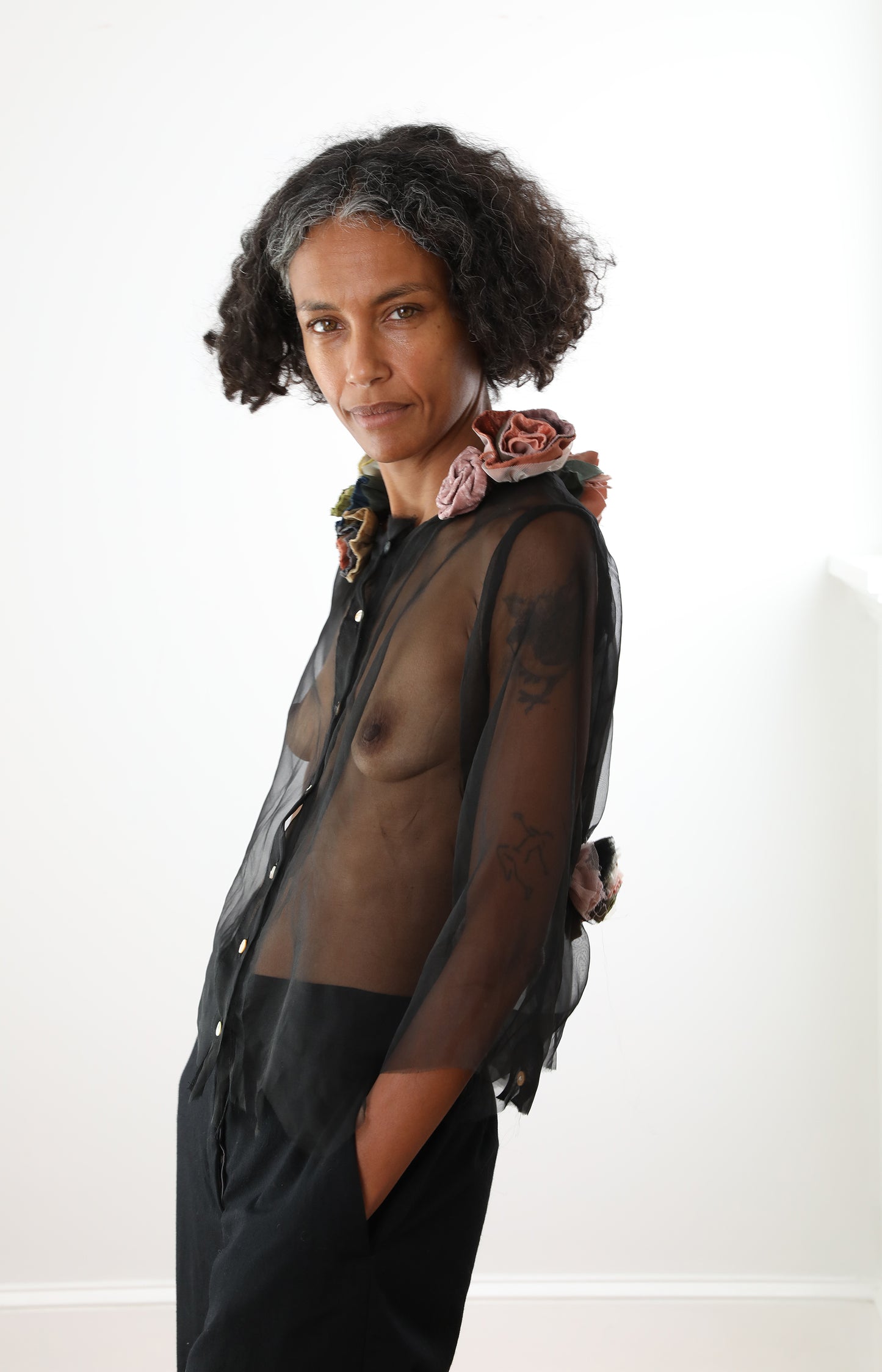 Floral Organza Shirt