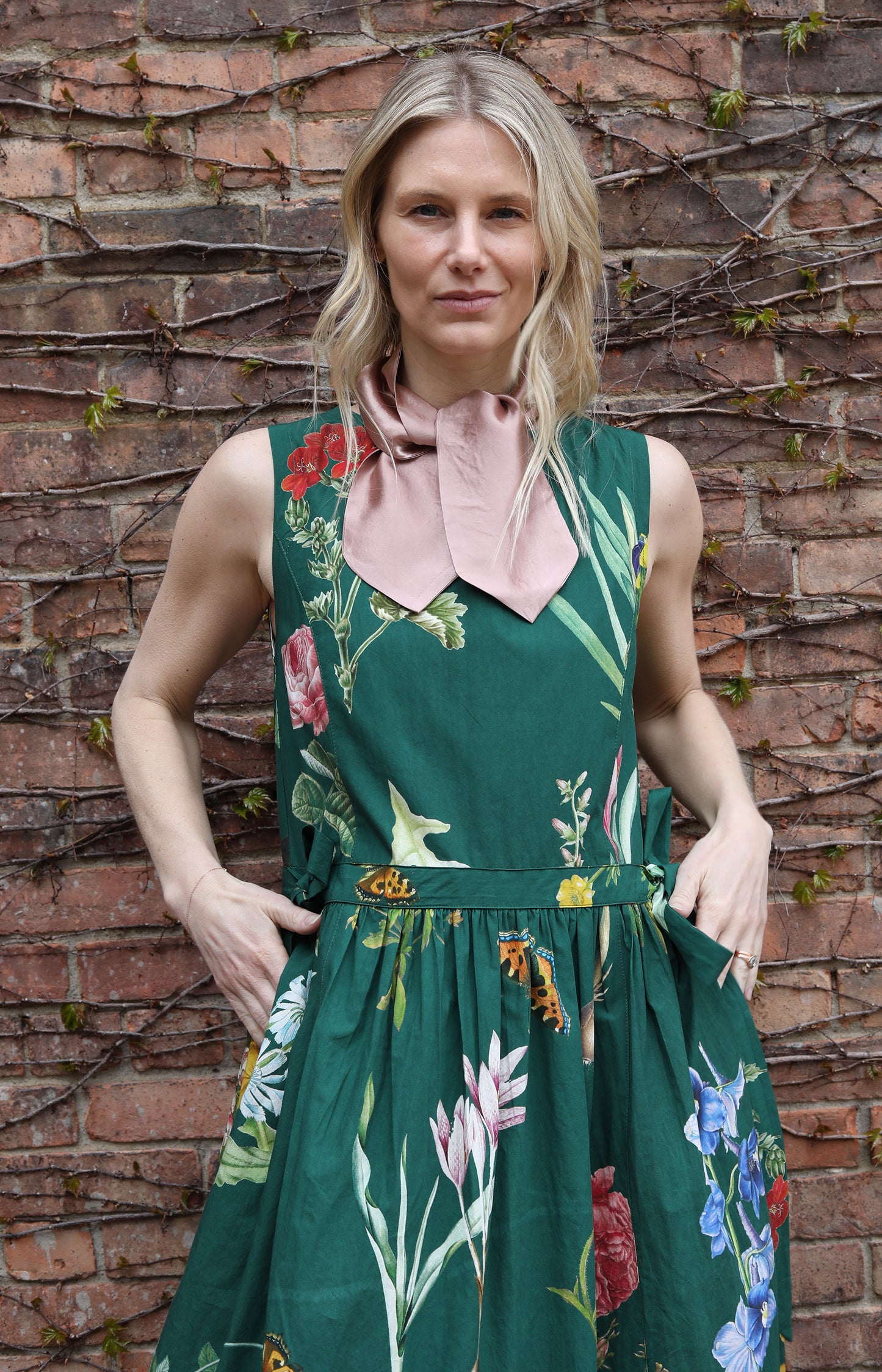 Jardin Vert Balloon Dress