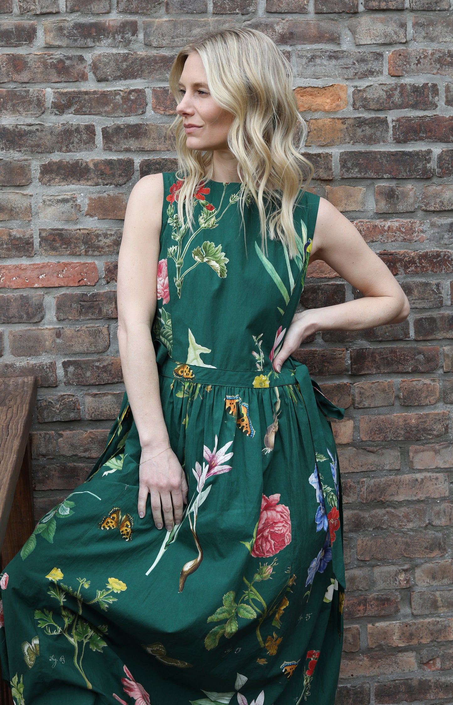 Jardin Vert Balloon Dress