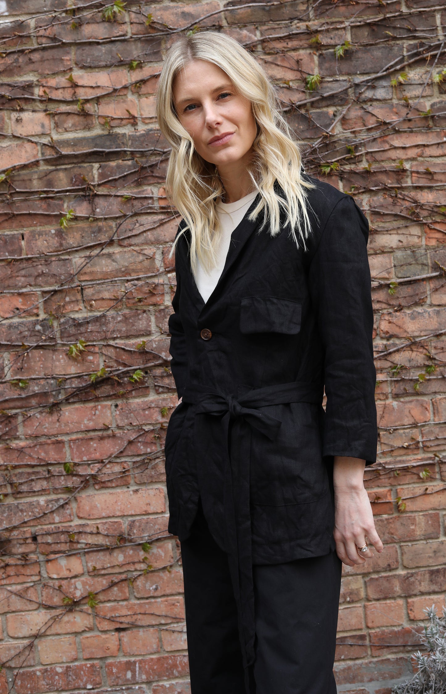 Black Three Pocket Blazer