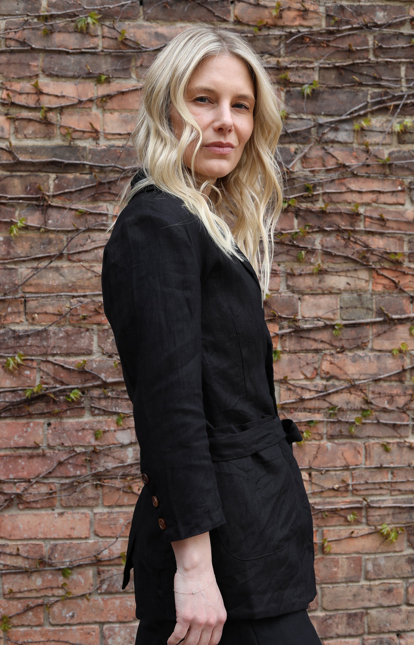 Black Three Pocket Blazer