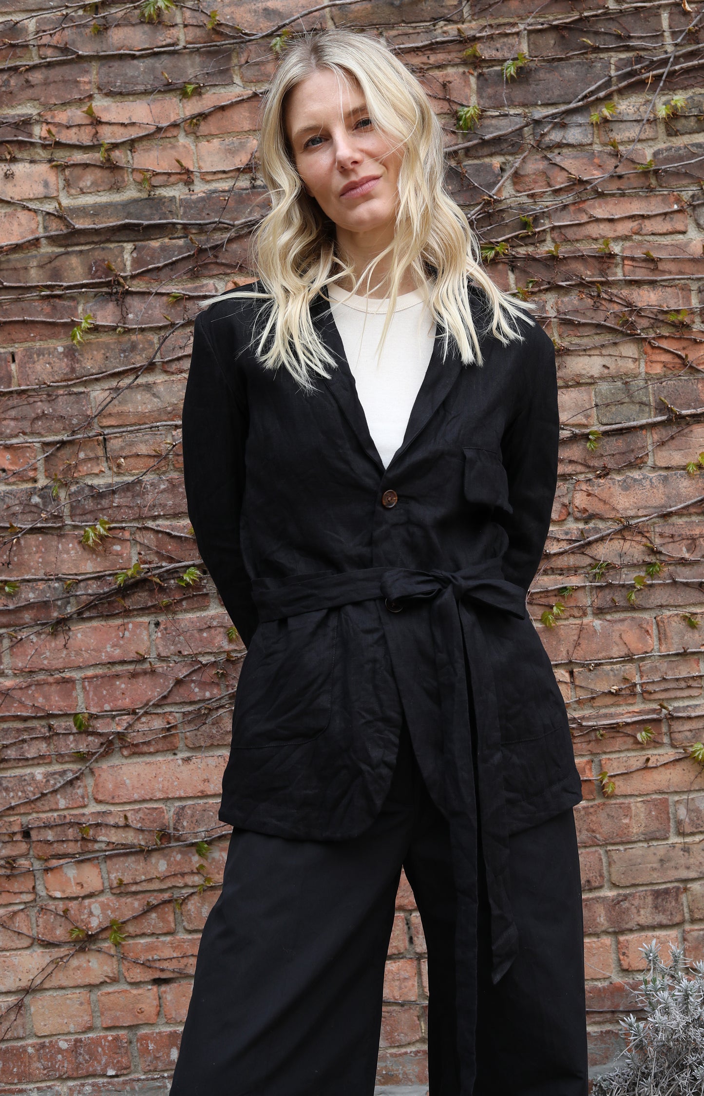 Black Three Pocket Blazer