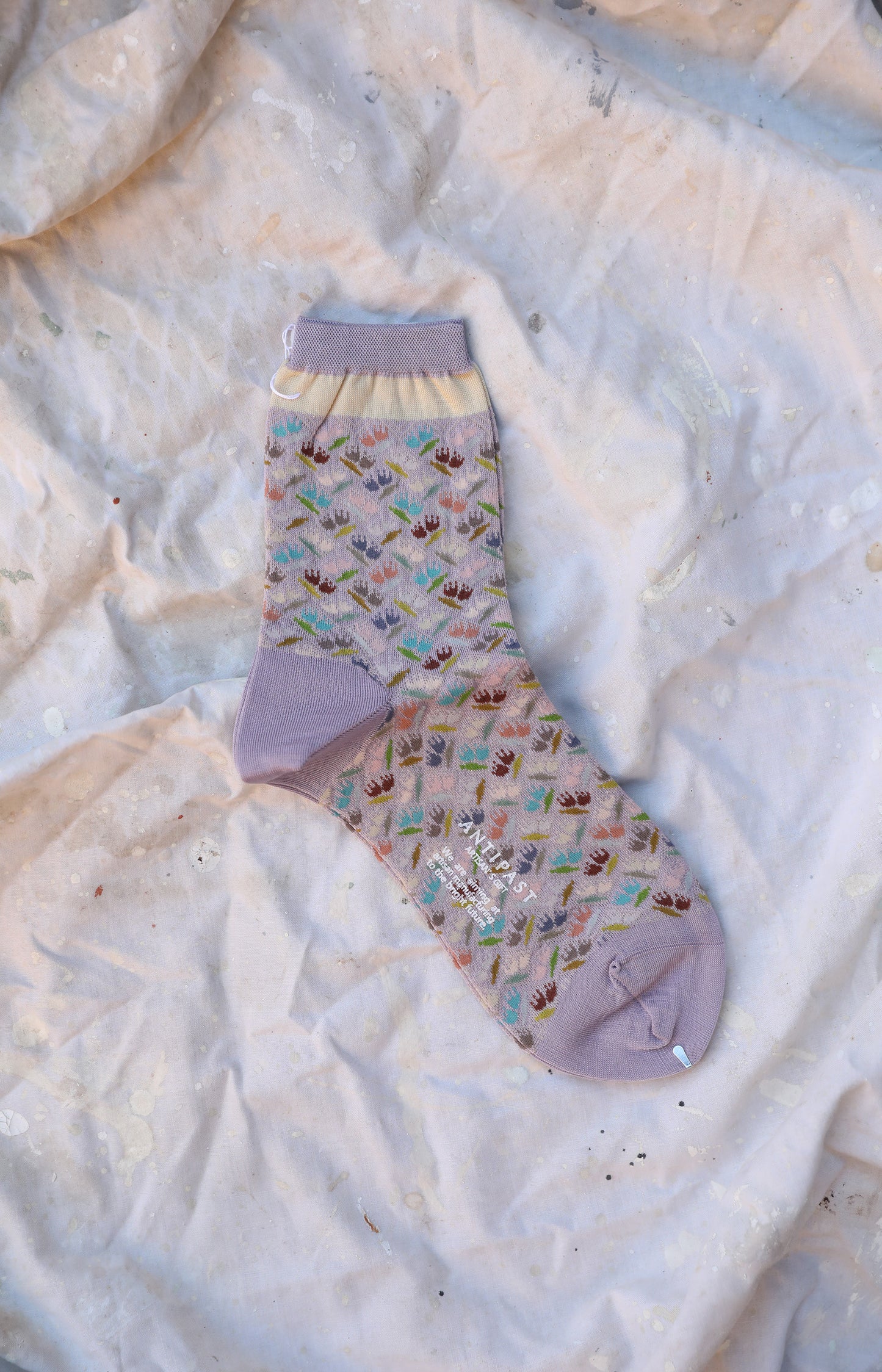 Lavender Dancing Tulips Socks