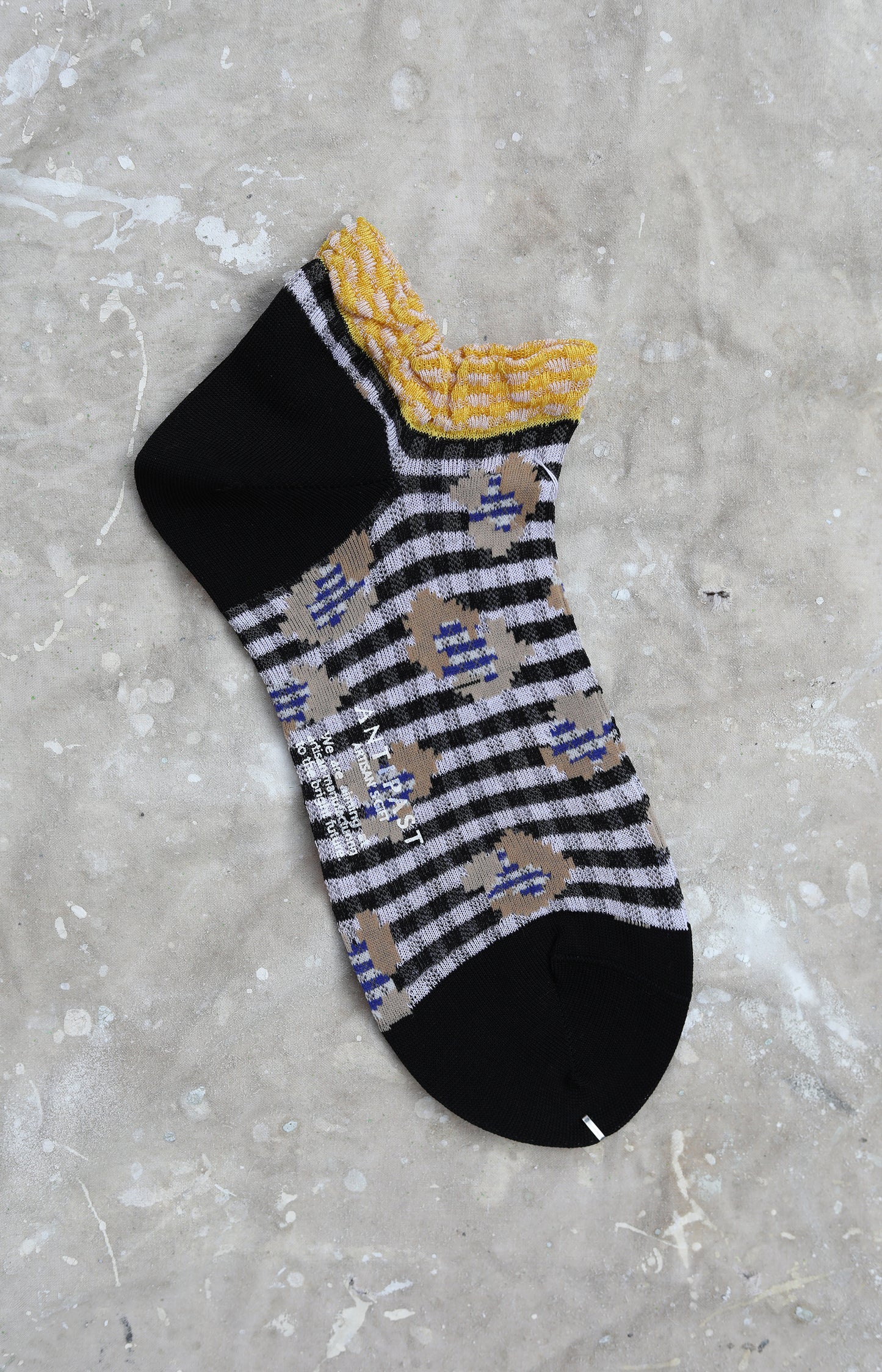 Black Jungle Ankle Check Socks