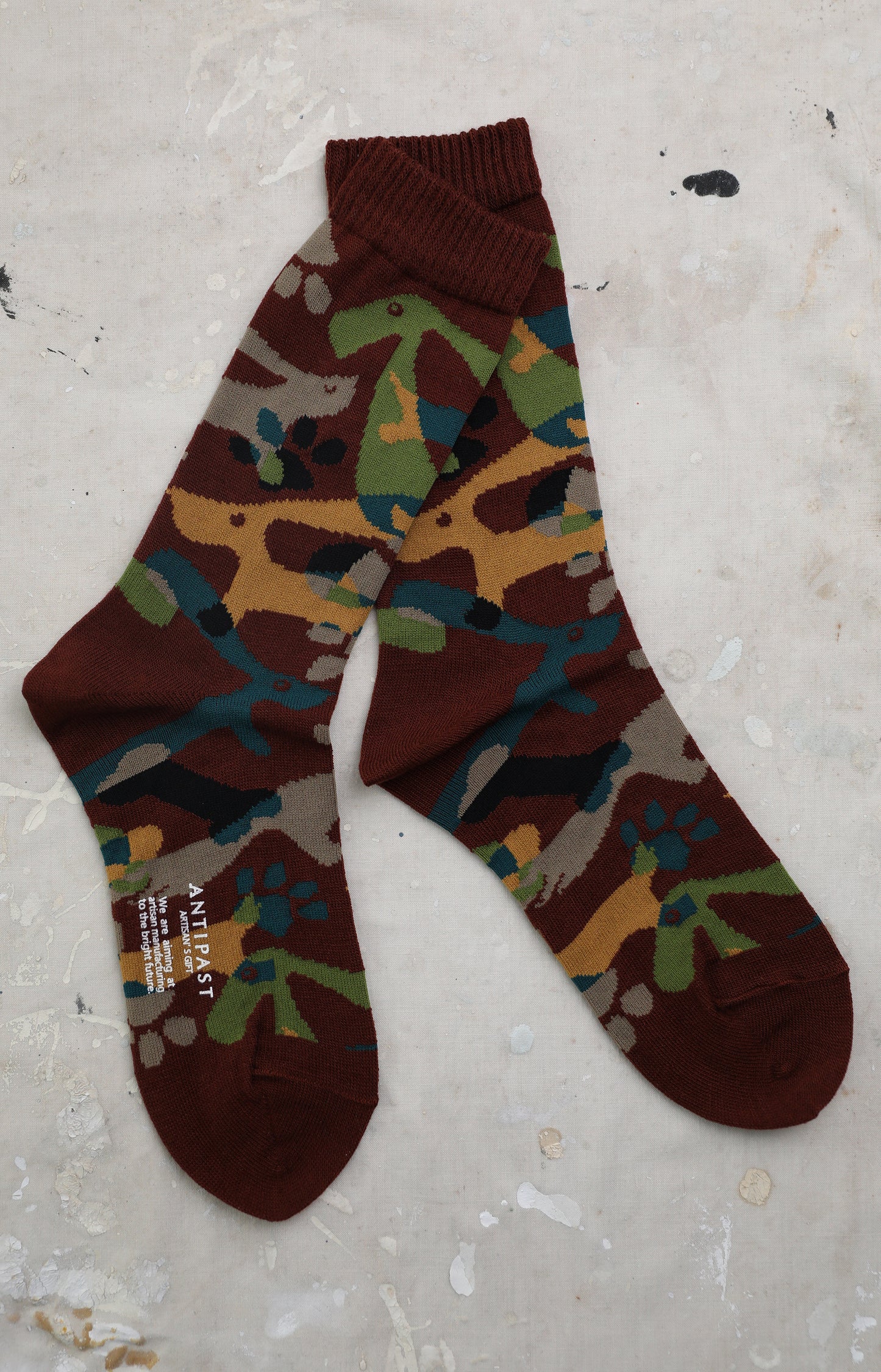 Brown One+One Socks