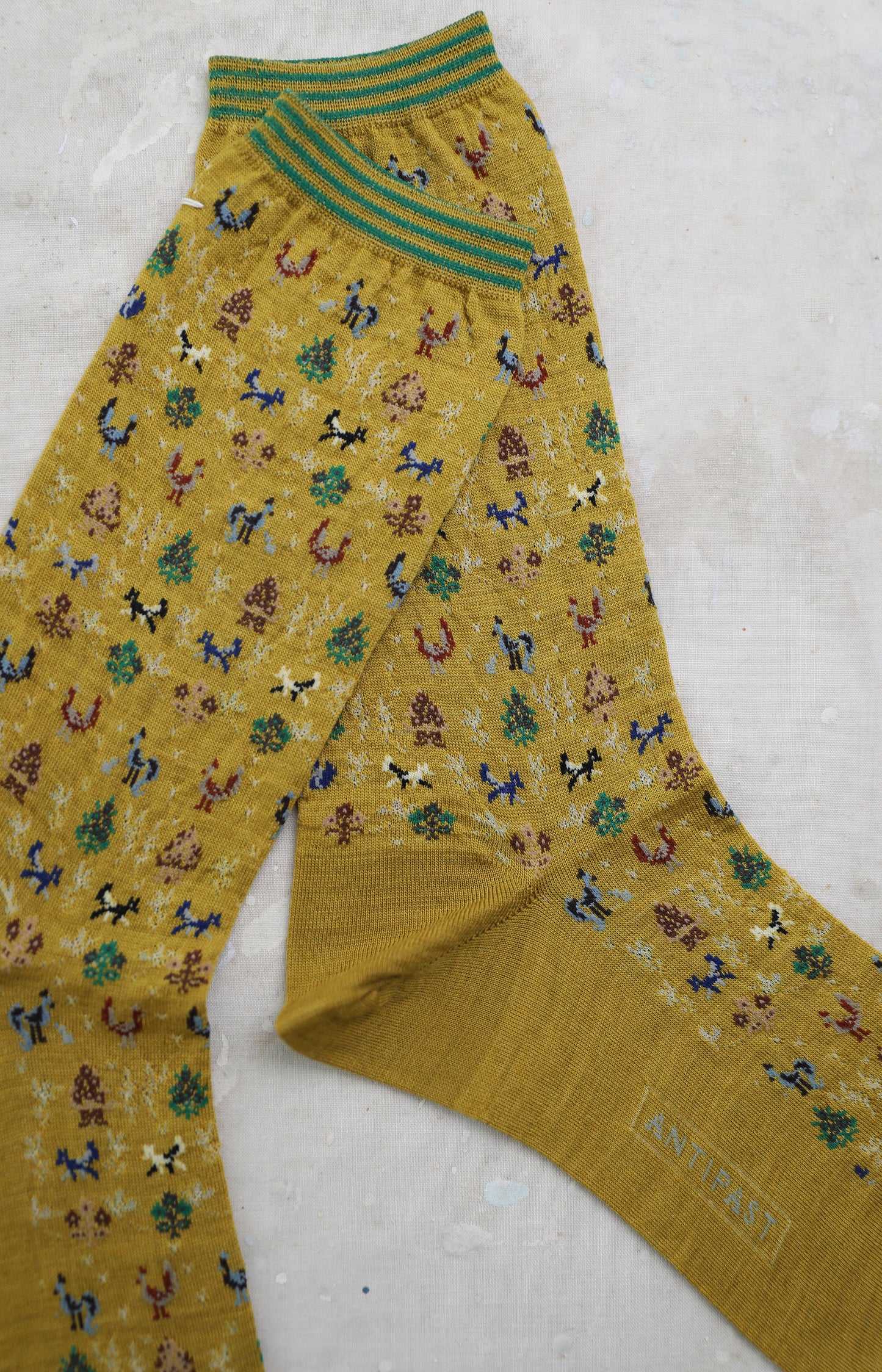 Mustard Forest Mate Socks