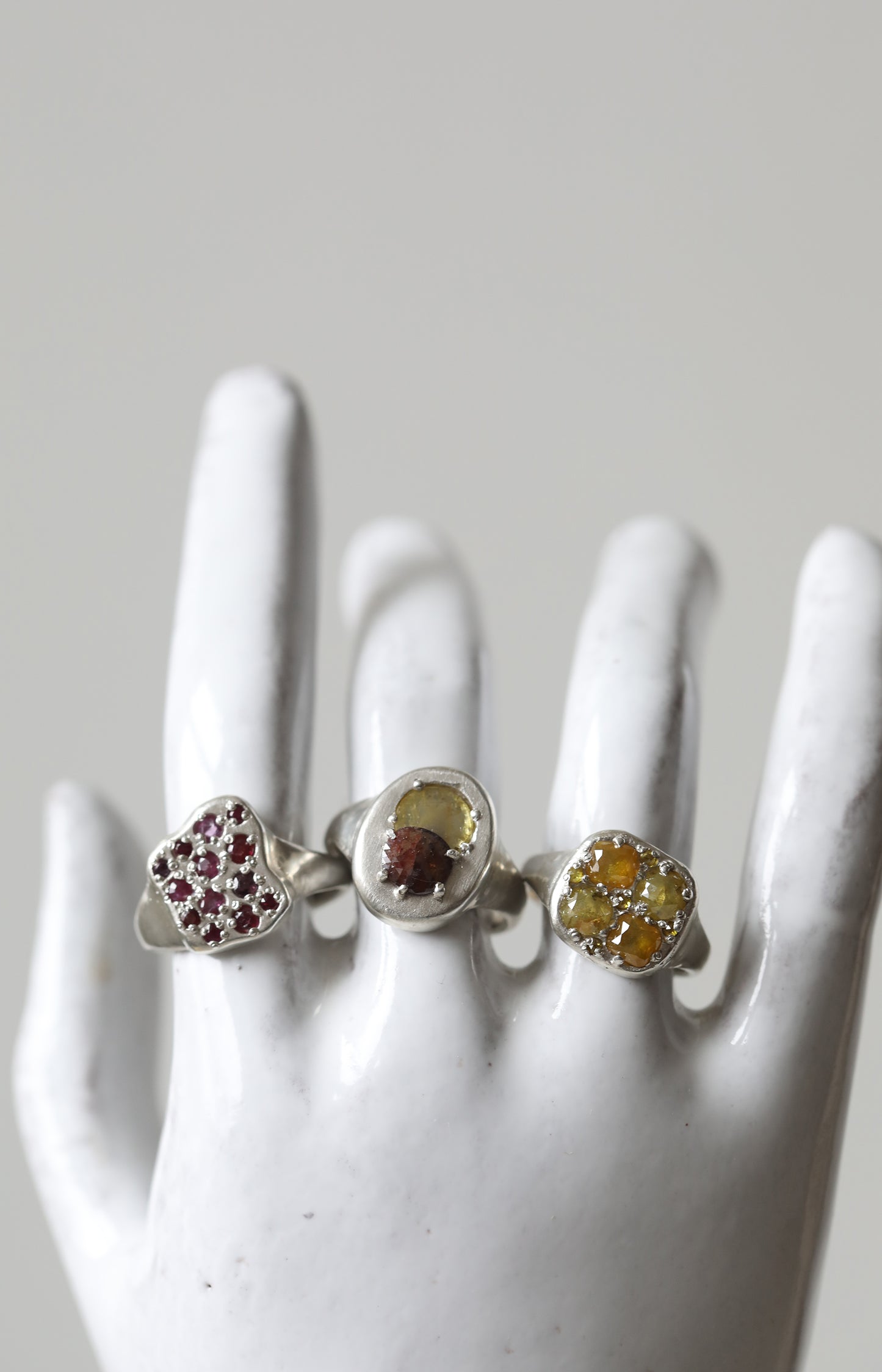 Silver & Diamond Ring