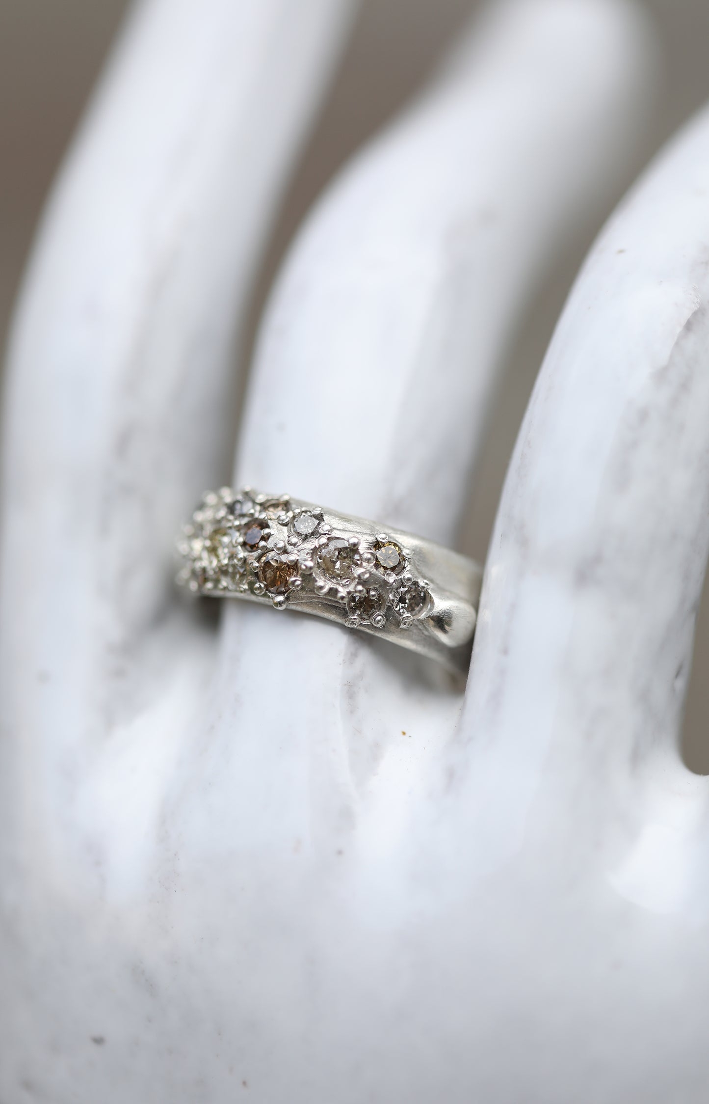 Silver & Diamonds Ring