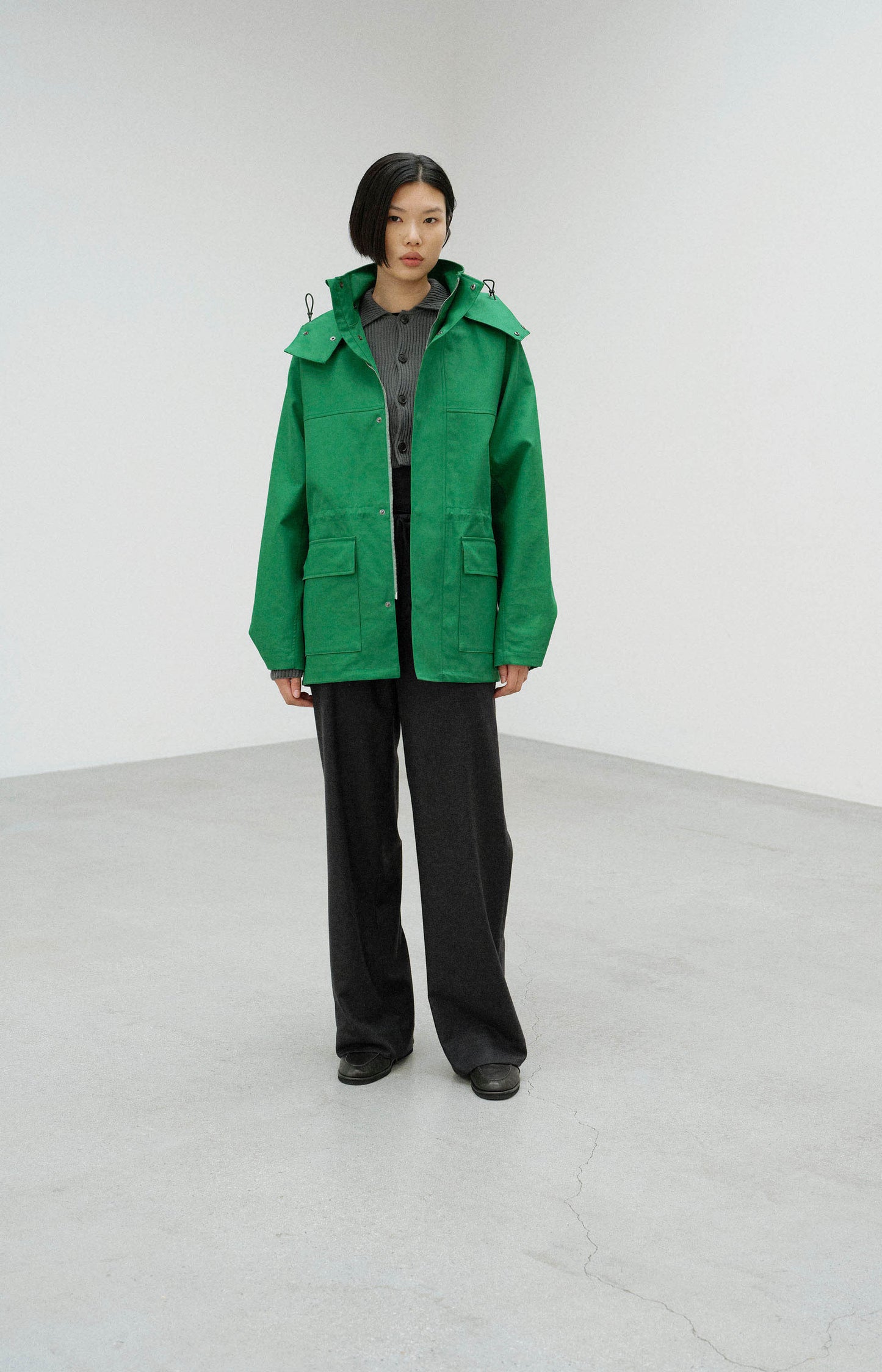 High-density Bonded Cotton Gabardine Blouson