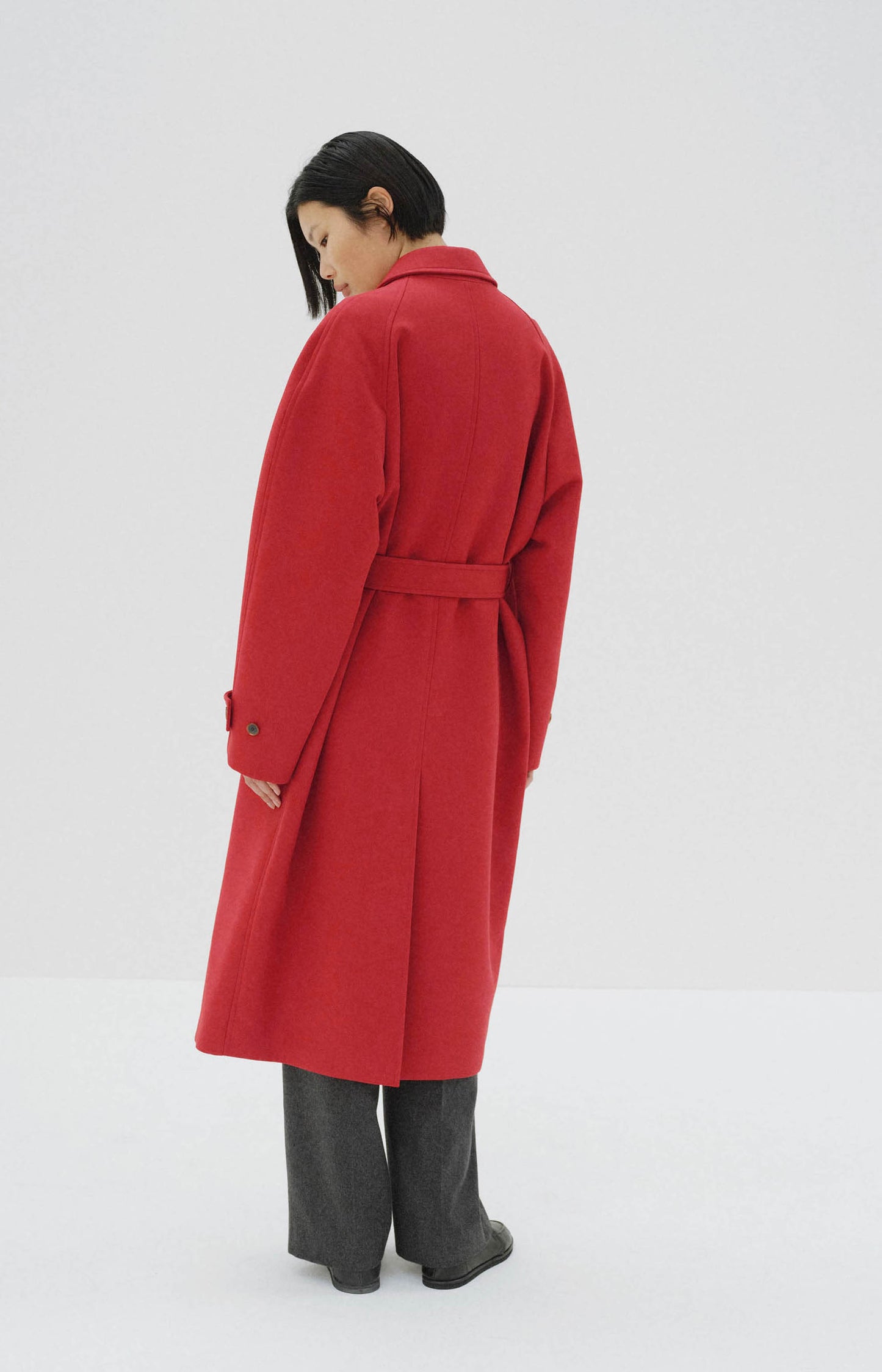 Twisted Double Cloth Coat