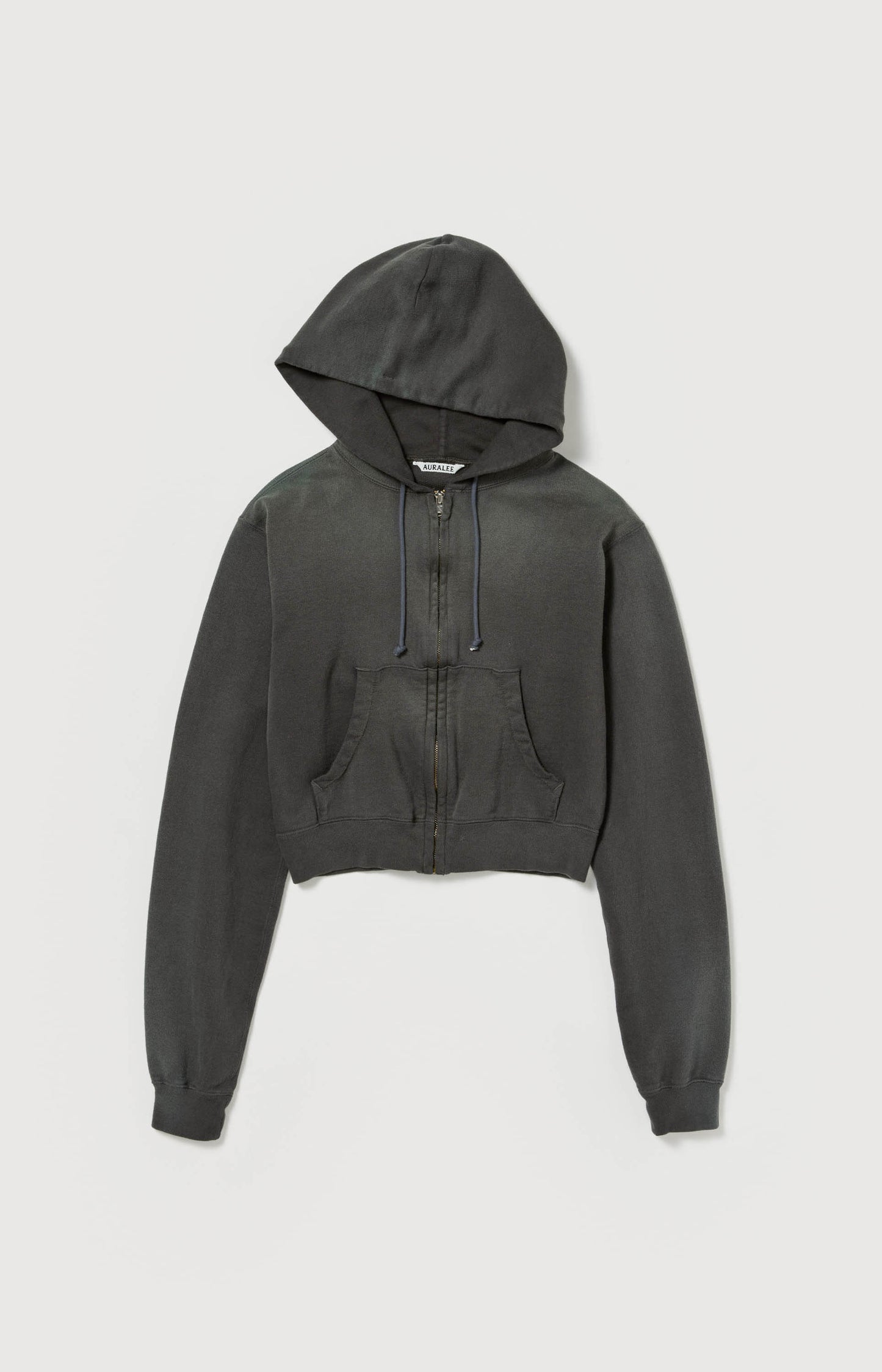 Ink Black Pima Light Zip Sweatshirt