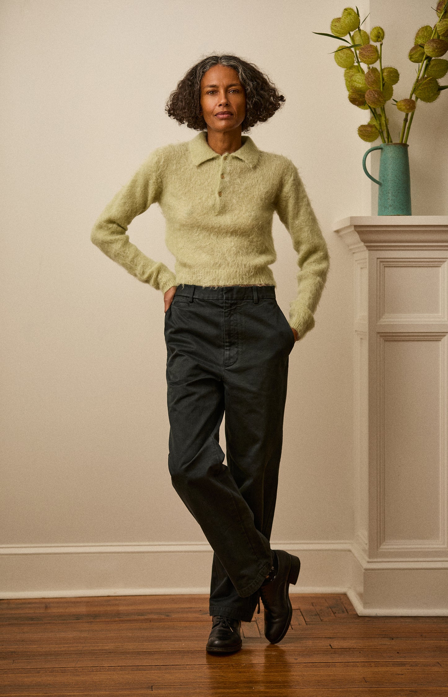 Black Finx Chino Narrow Pants