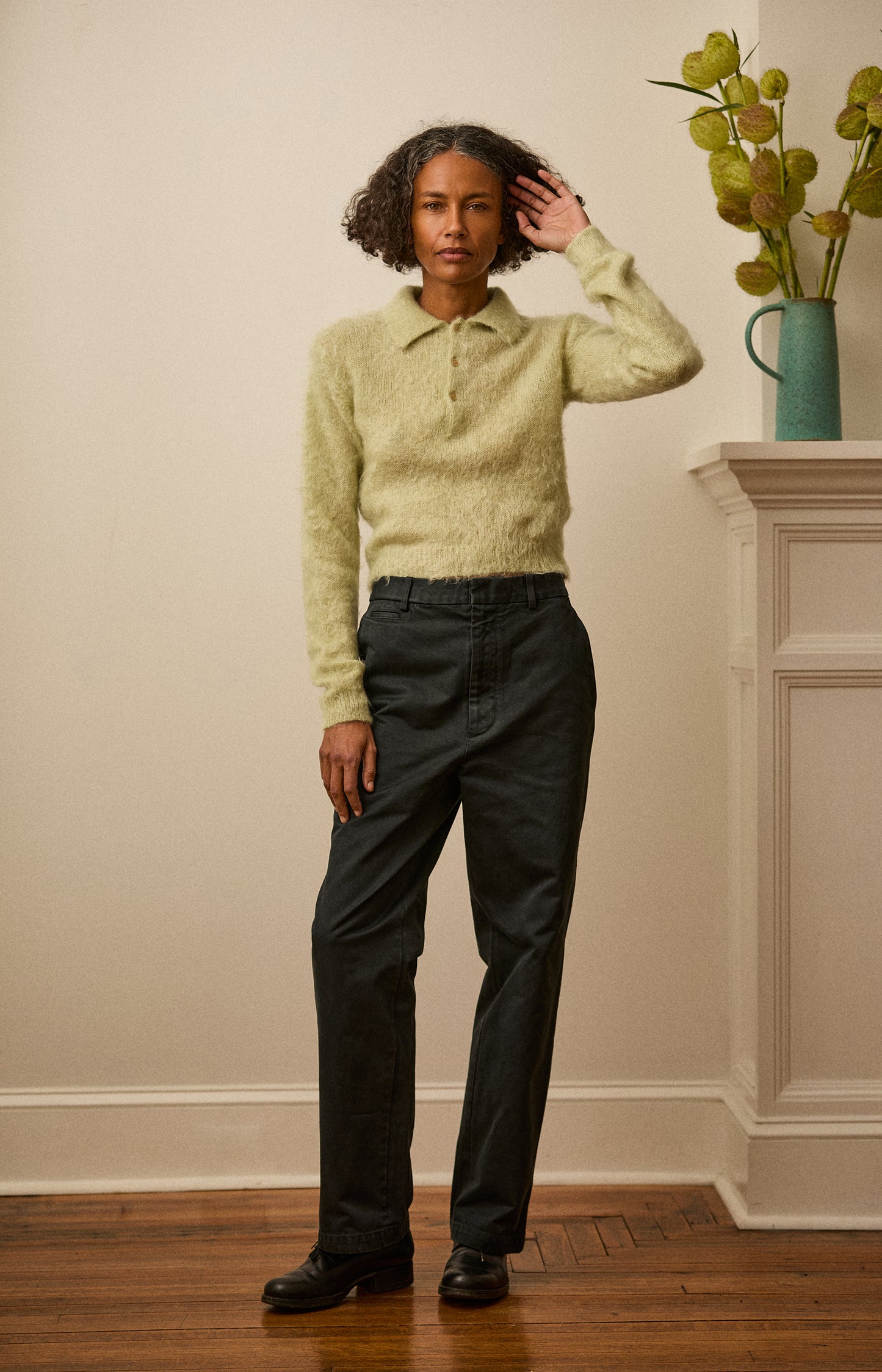 Black Finx Chino Narrow Pants