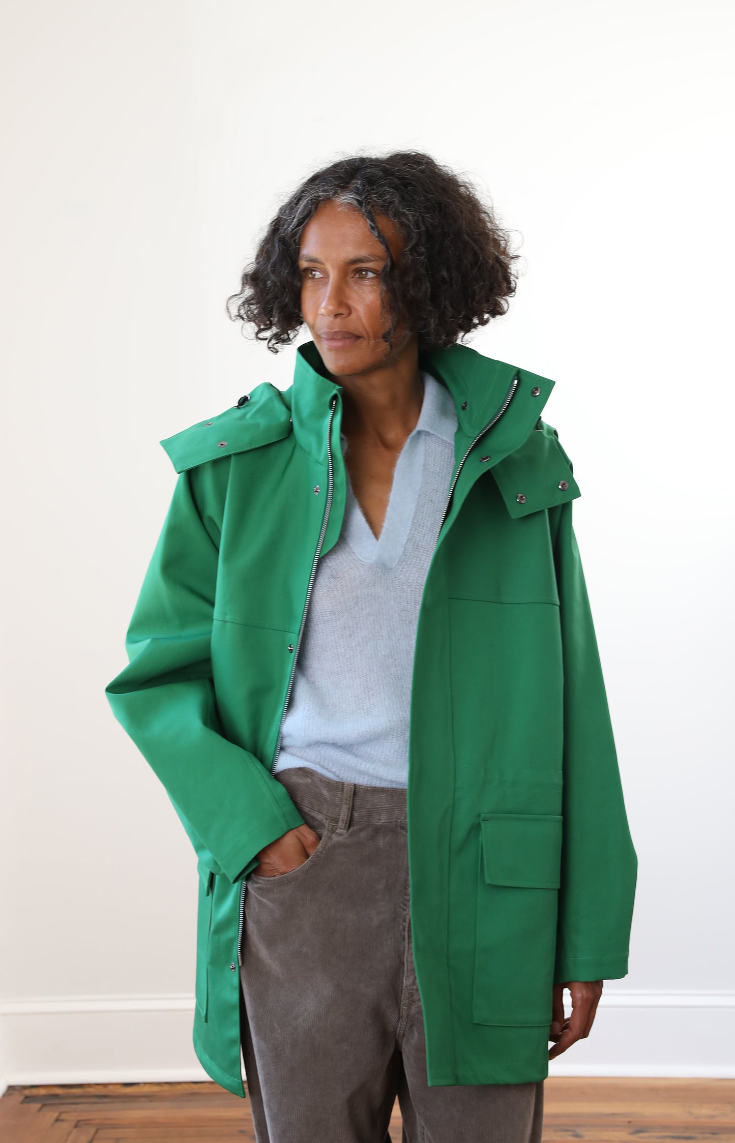 High-density Bonded Cotton Gabardine Blouson