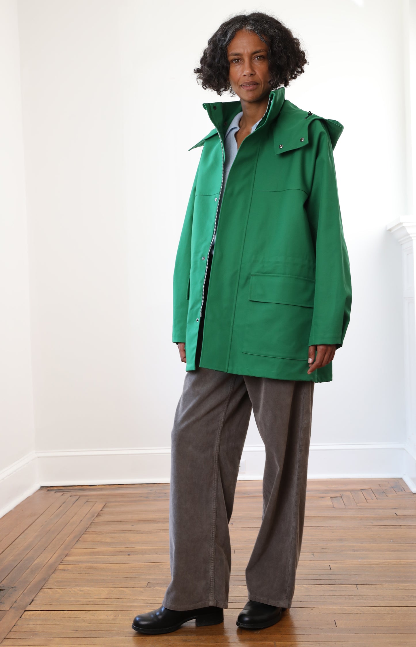 High-density Bonded Cotton Gabardine Blouson