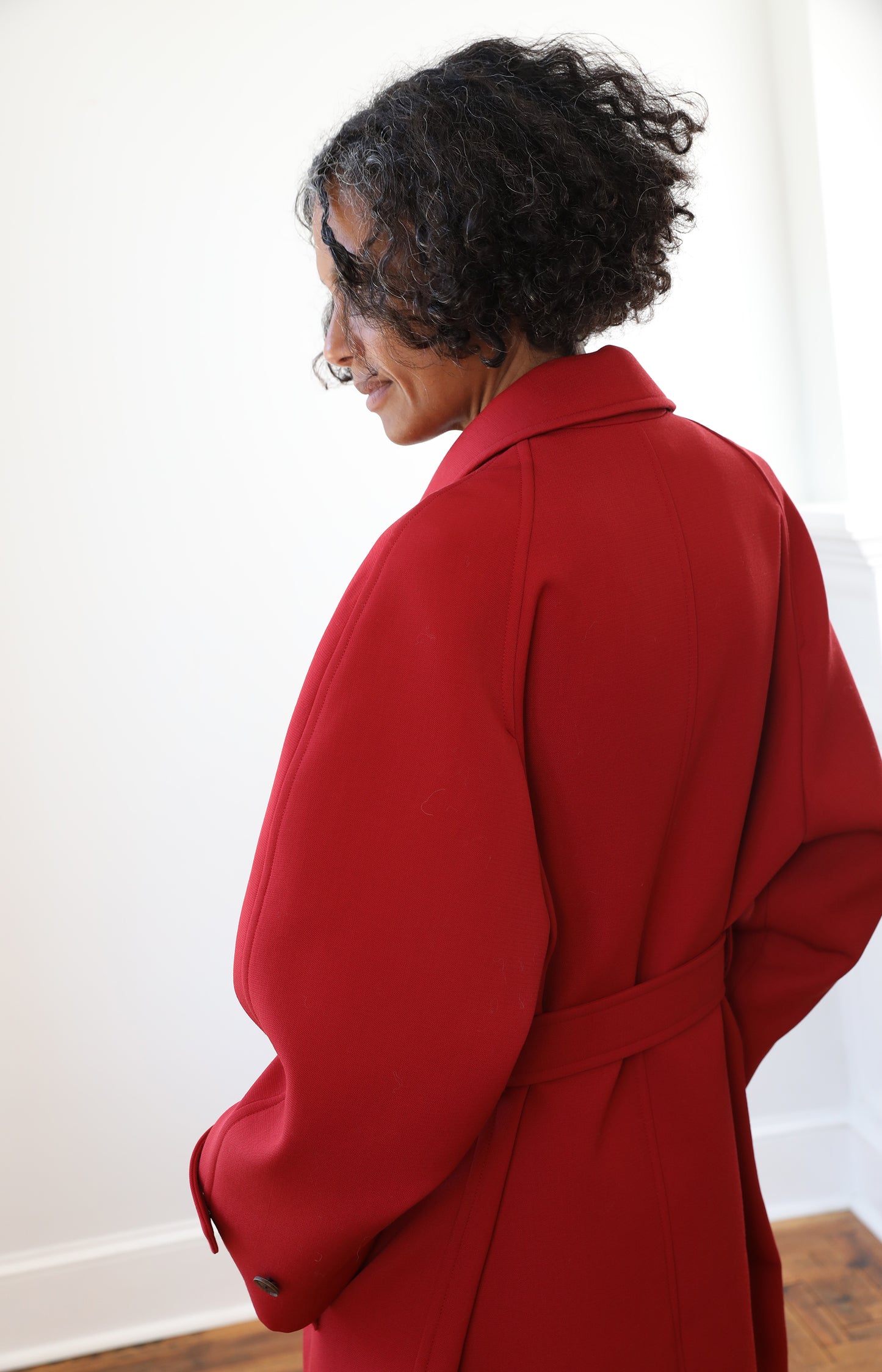 Twisted Double Cloth Coat