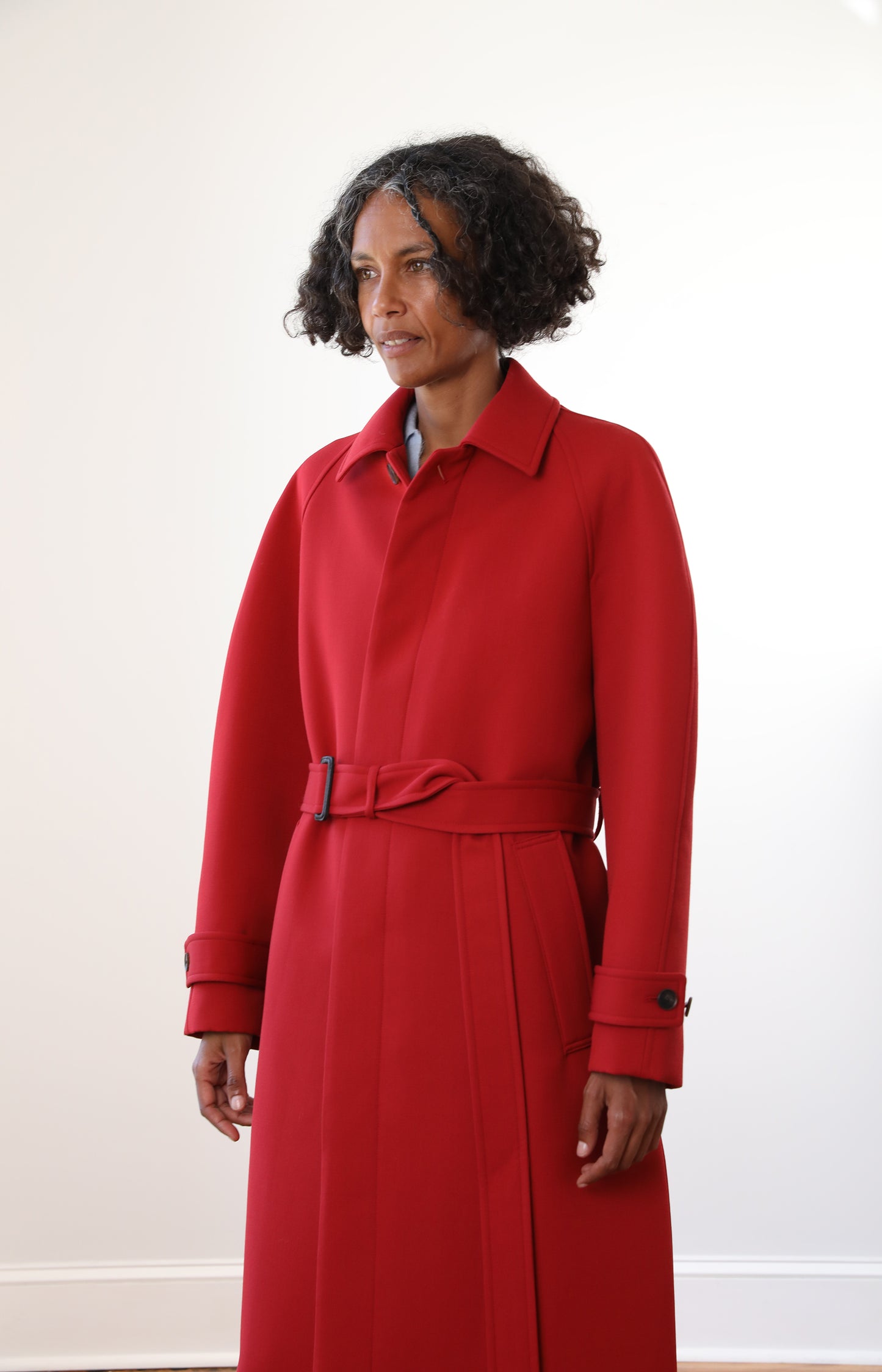 Twisted Double Cloth Coat