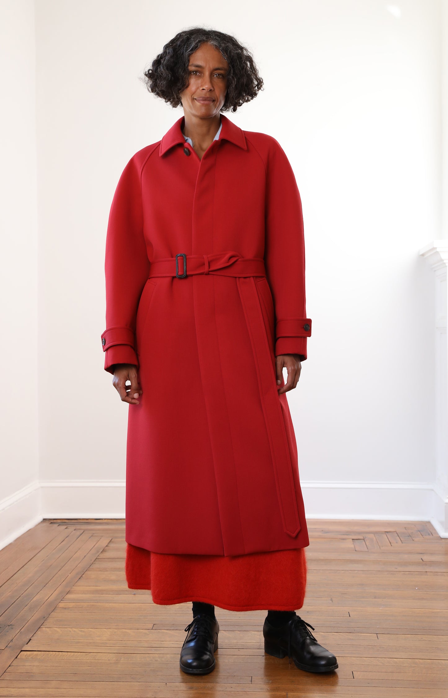 Twisted Double Cloth Coat