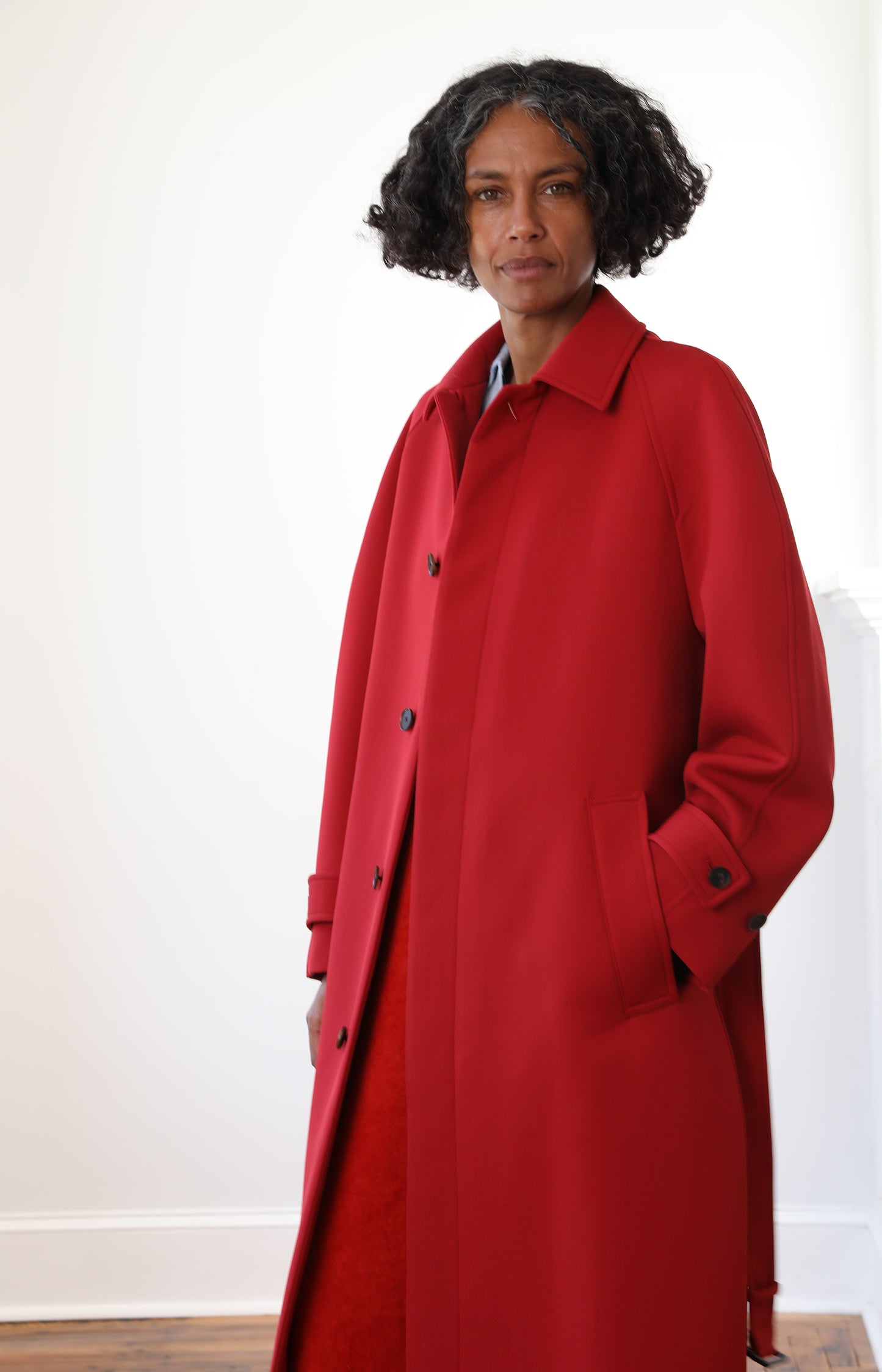 Twisted Double Cloth Coat