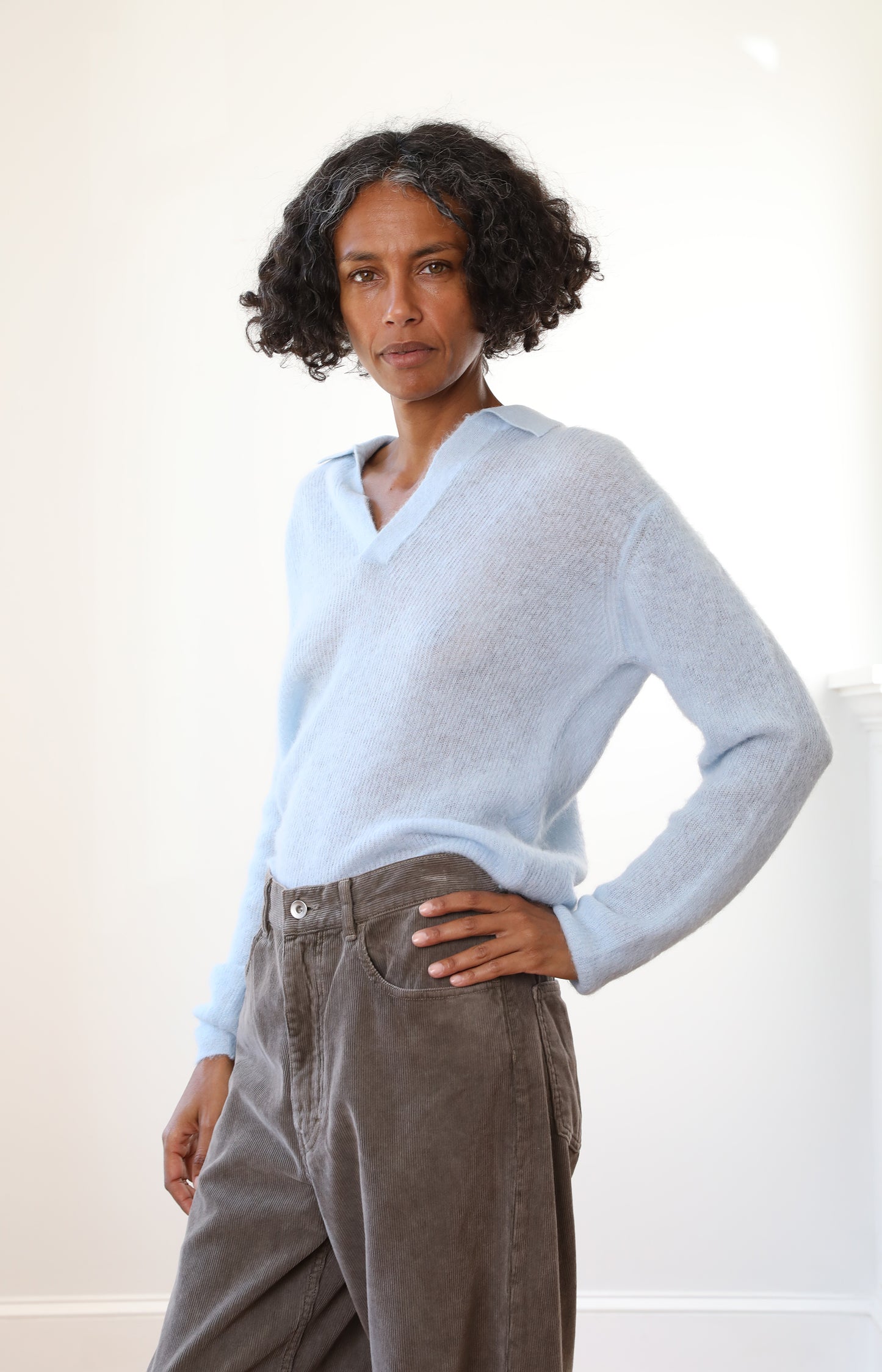 Pigment Dyed Finx Corduroy Wide Pants