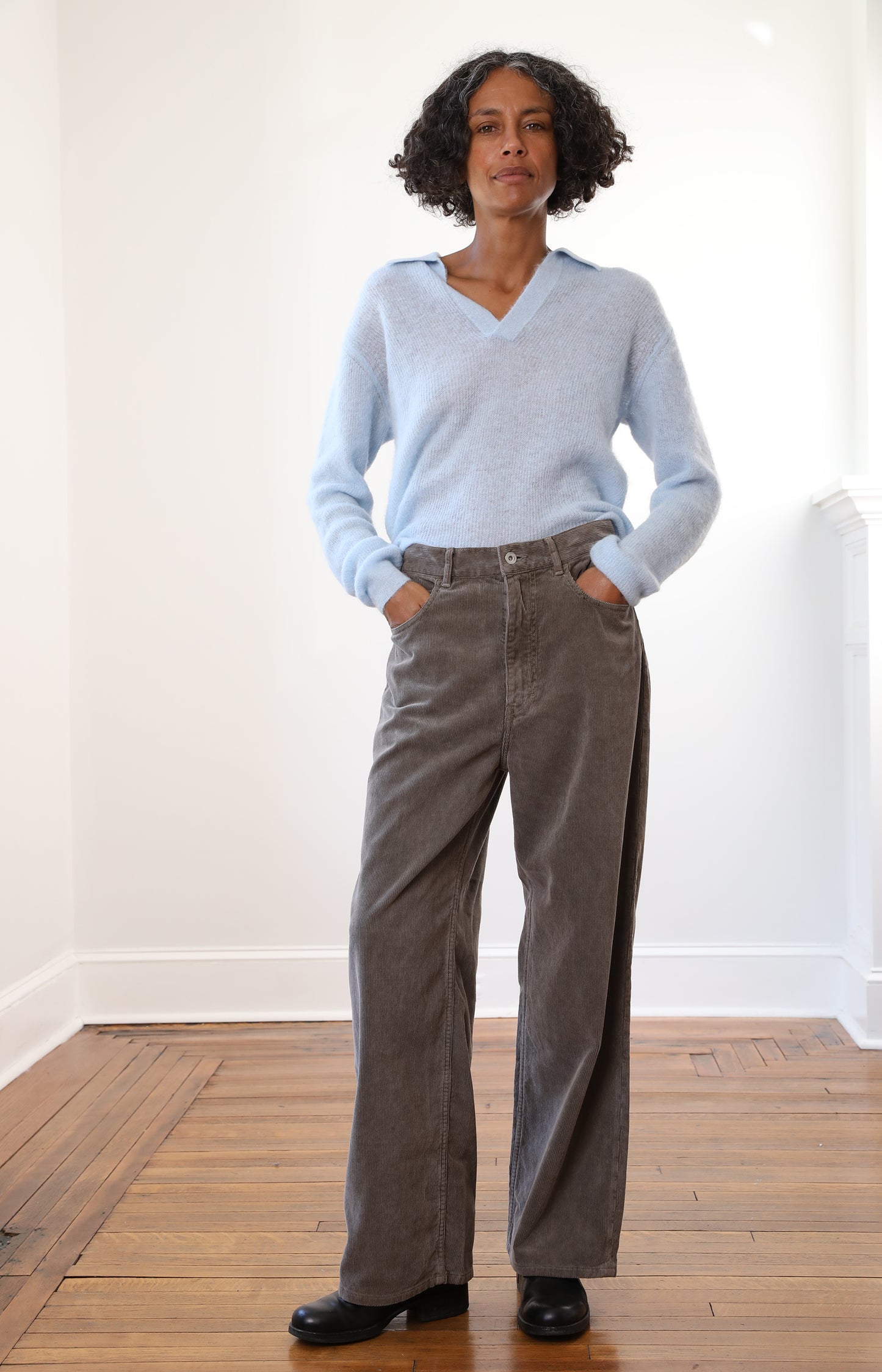 Pigment Dyed Finx Corduroy Wide Pants