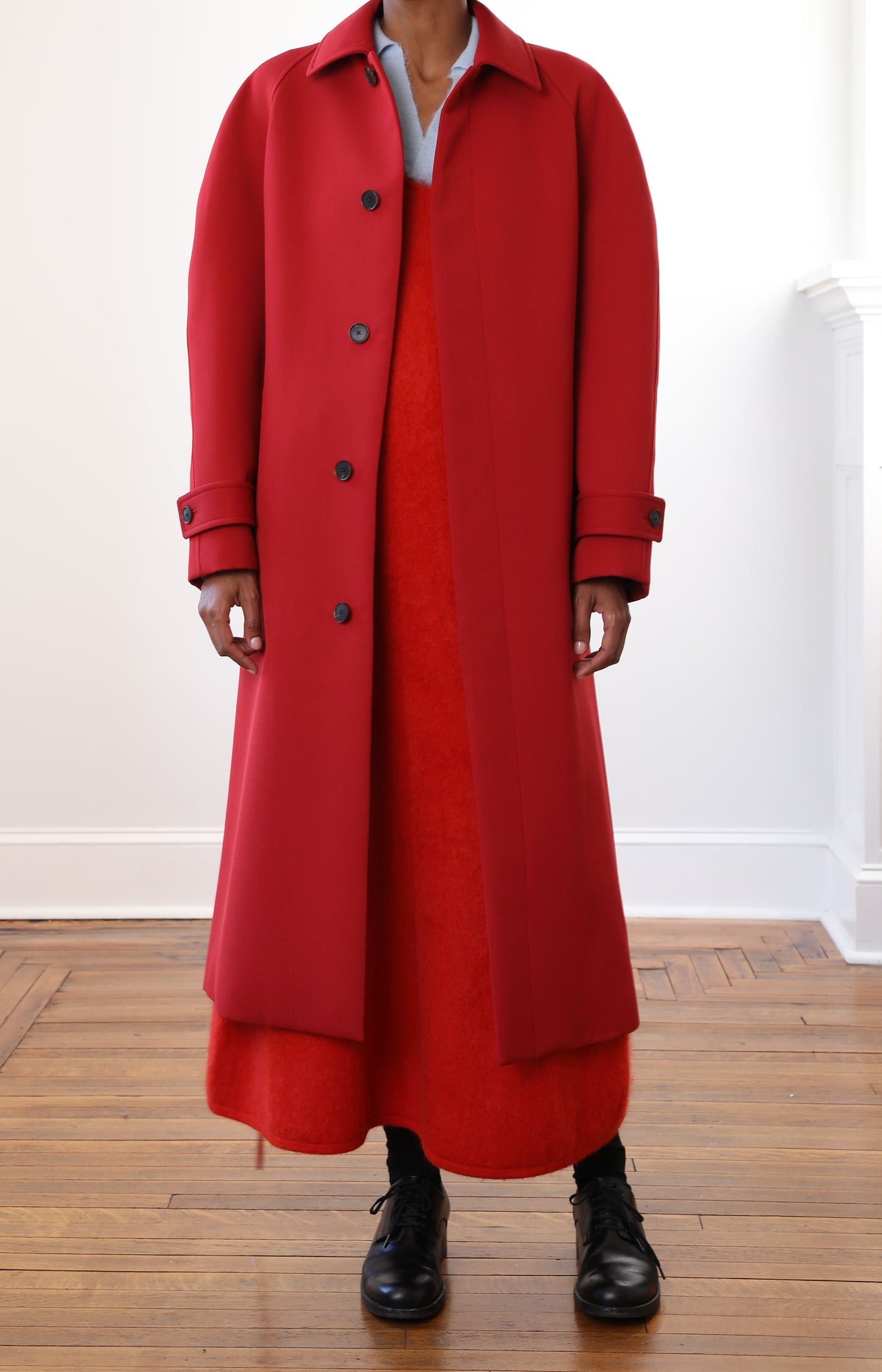 Twisted Double Cloth Coat
