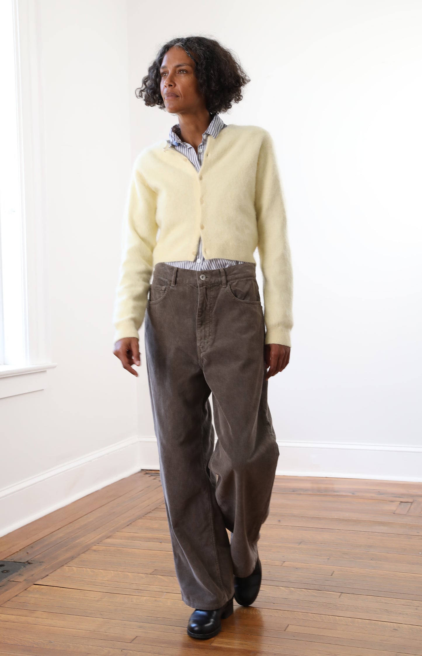 Pigment Dyed Finx Corduroy Wide Pants