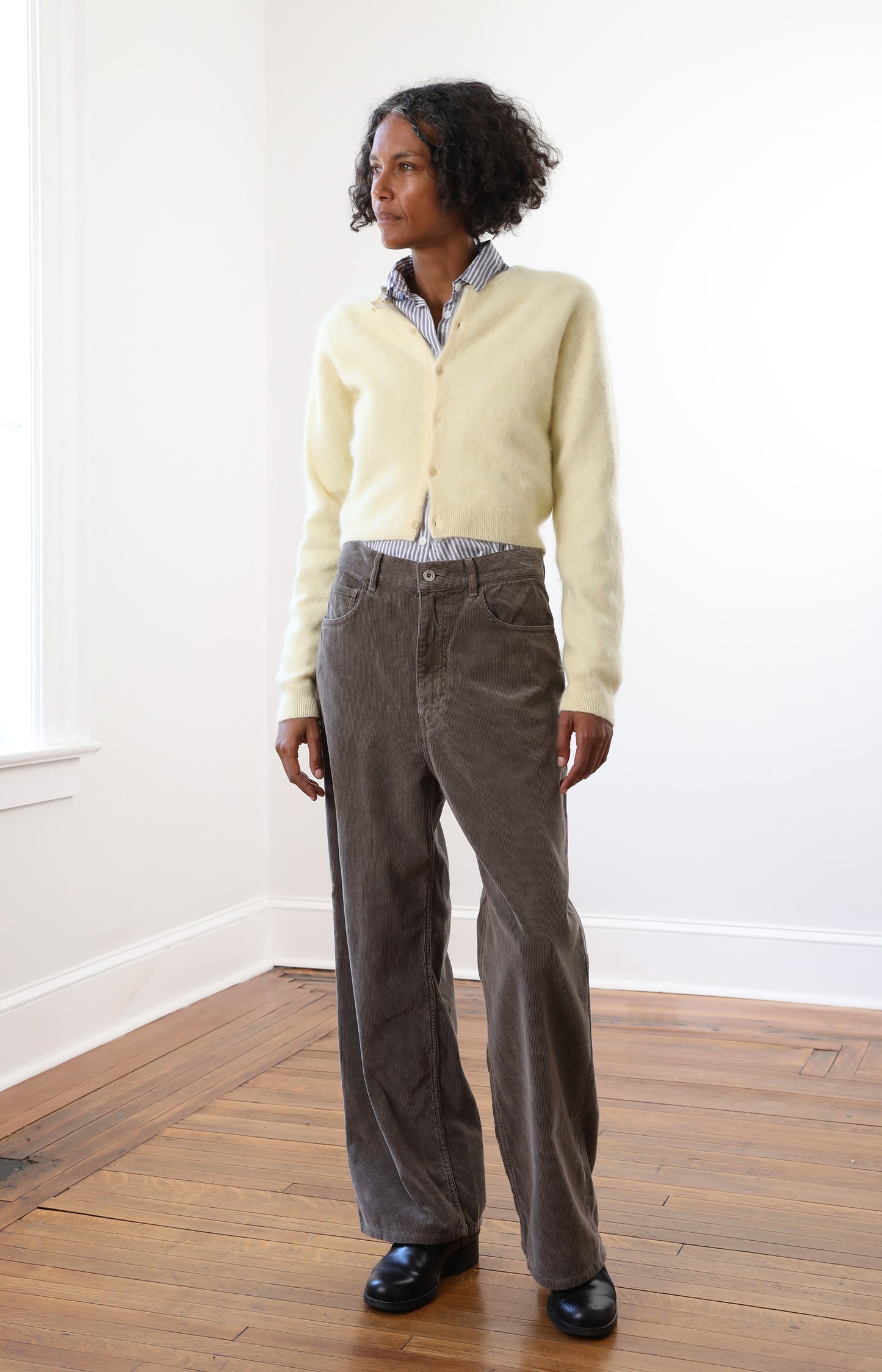 Pigment Dyed Finx Corduroy Wide Pants