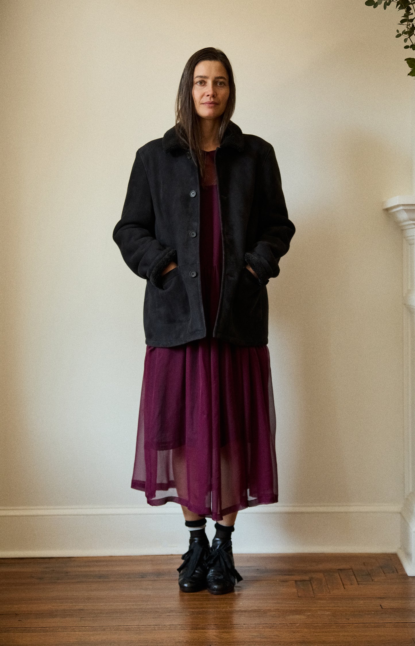 Black Shearling Jacket