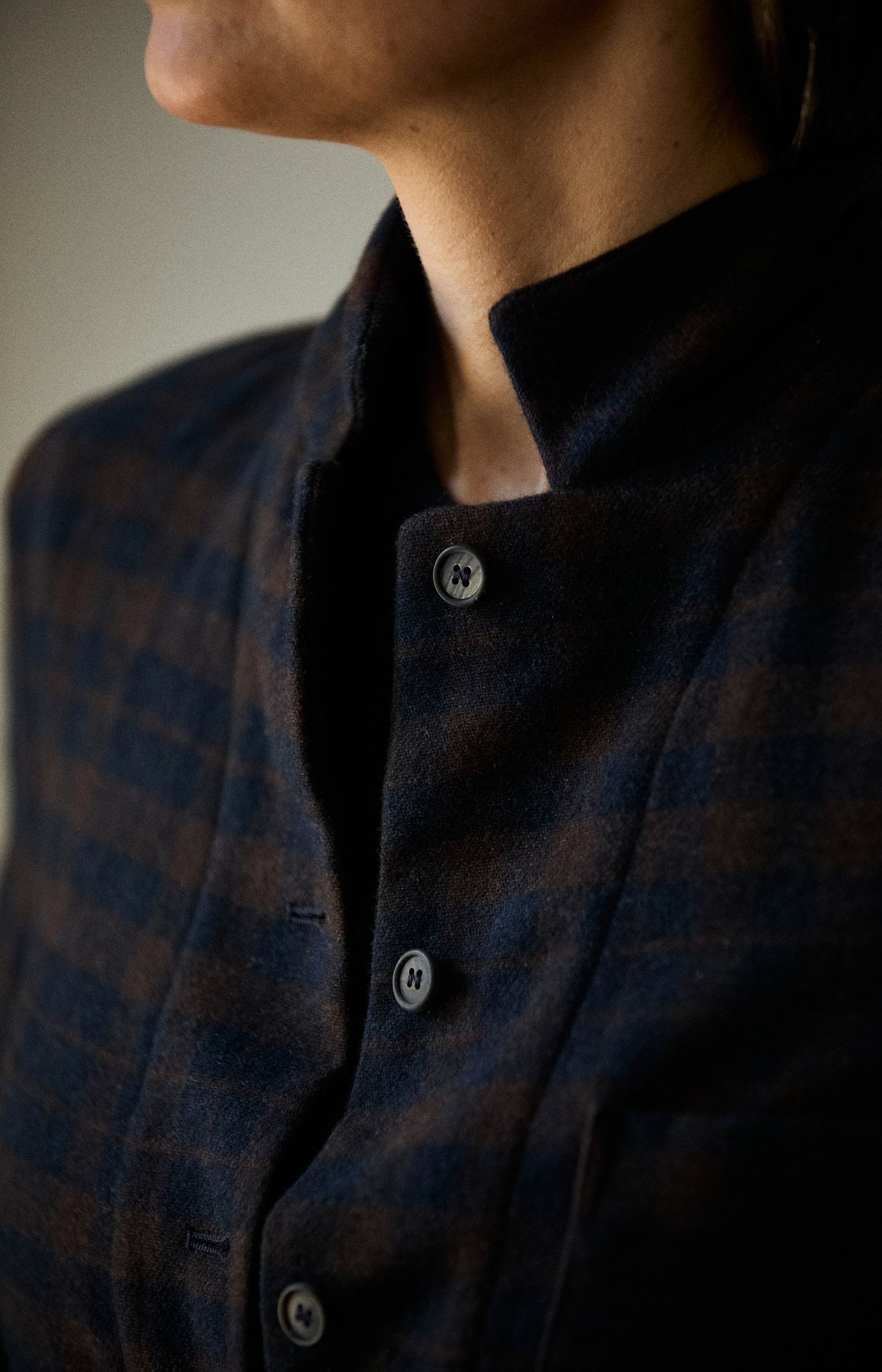 Cashmere Plaid Caryl Jacket