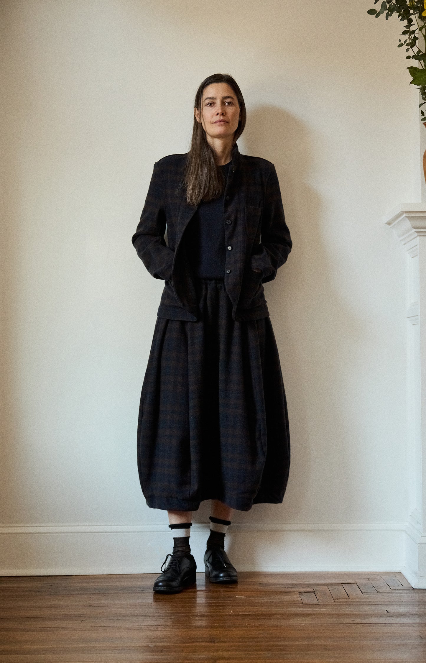 Cashmere Plaid Carla Skirt