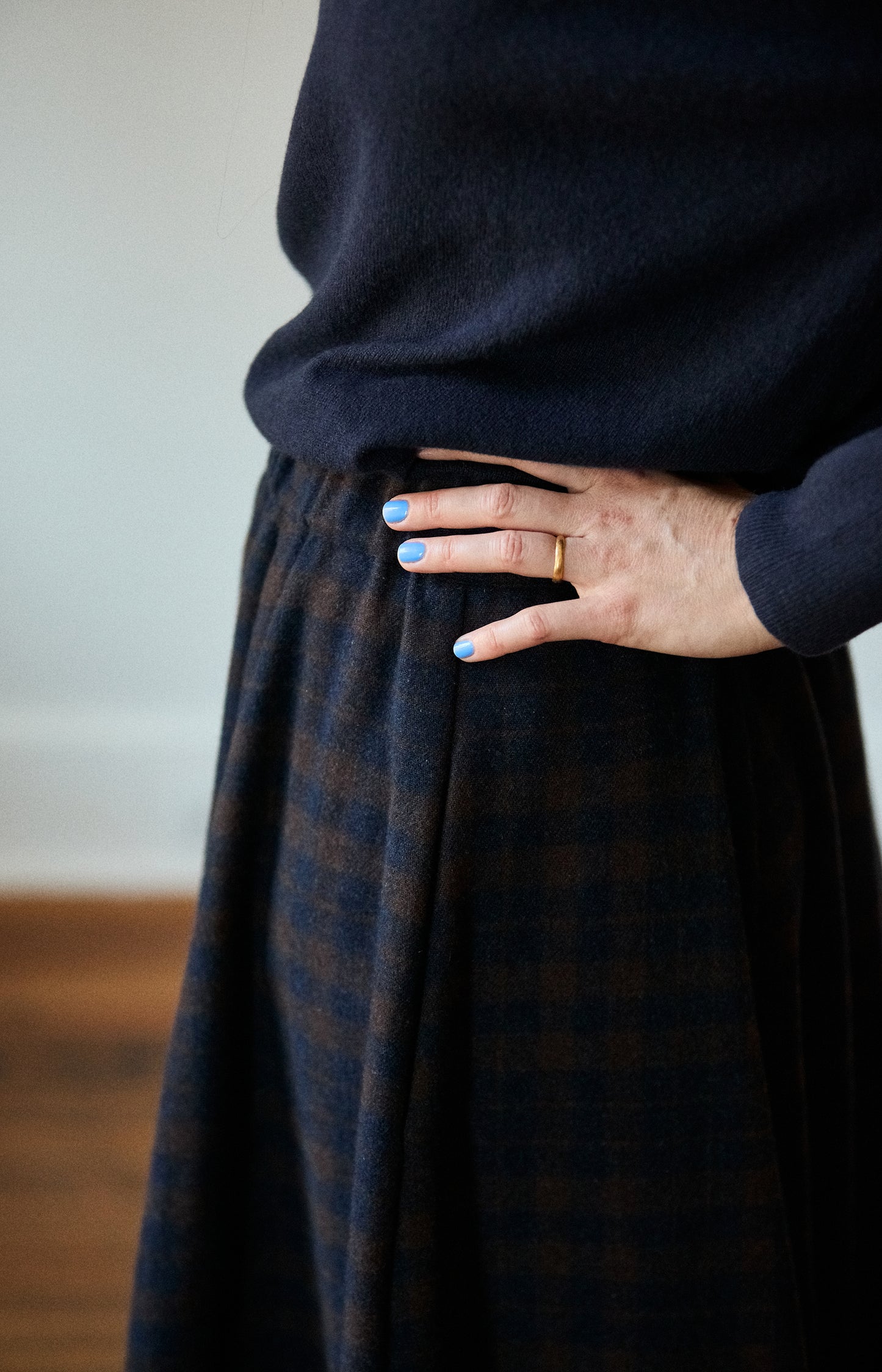 Cashmere Plaid Carla Skirt