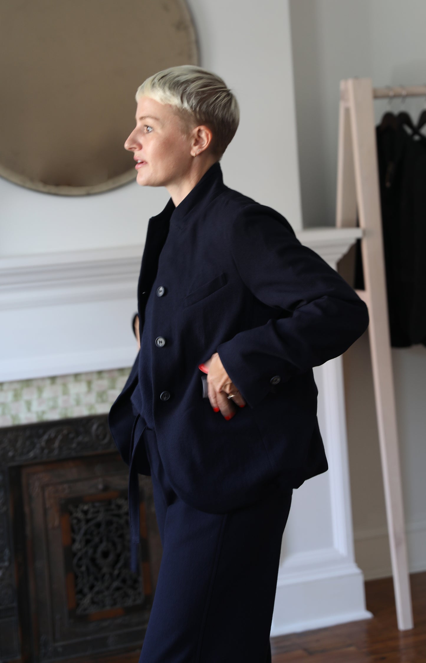 Navy Tyrol Jacket