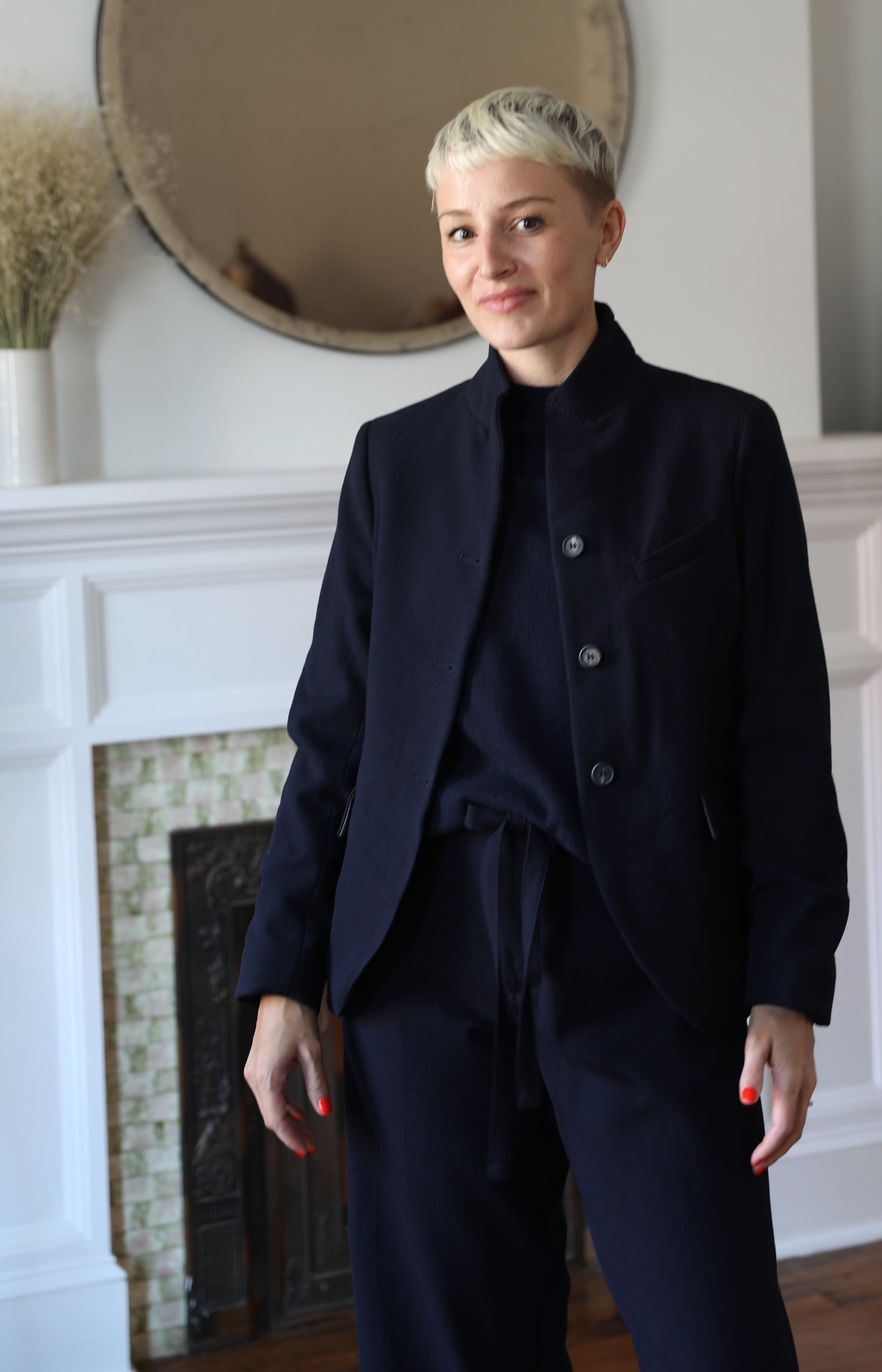 Navy Tyrol Jacket