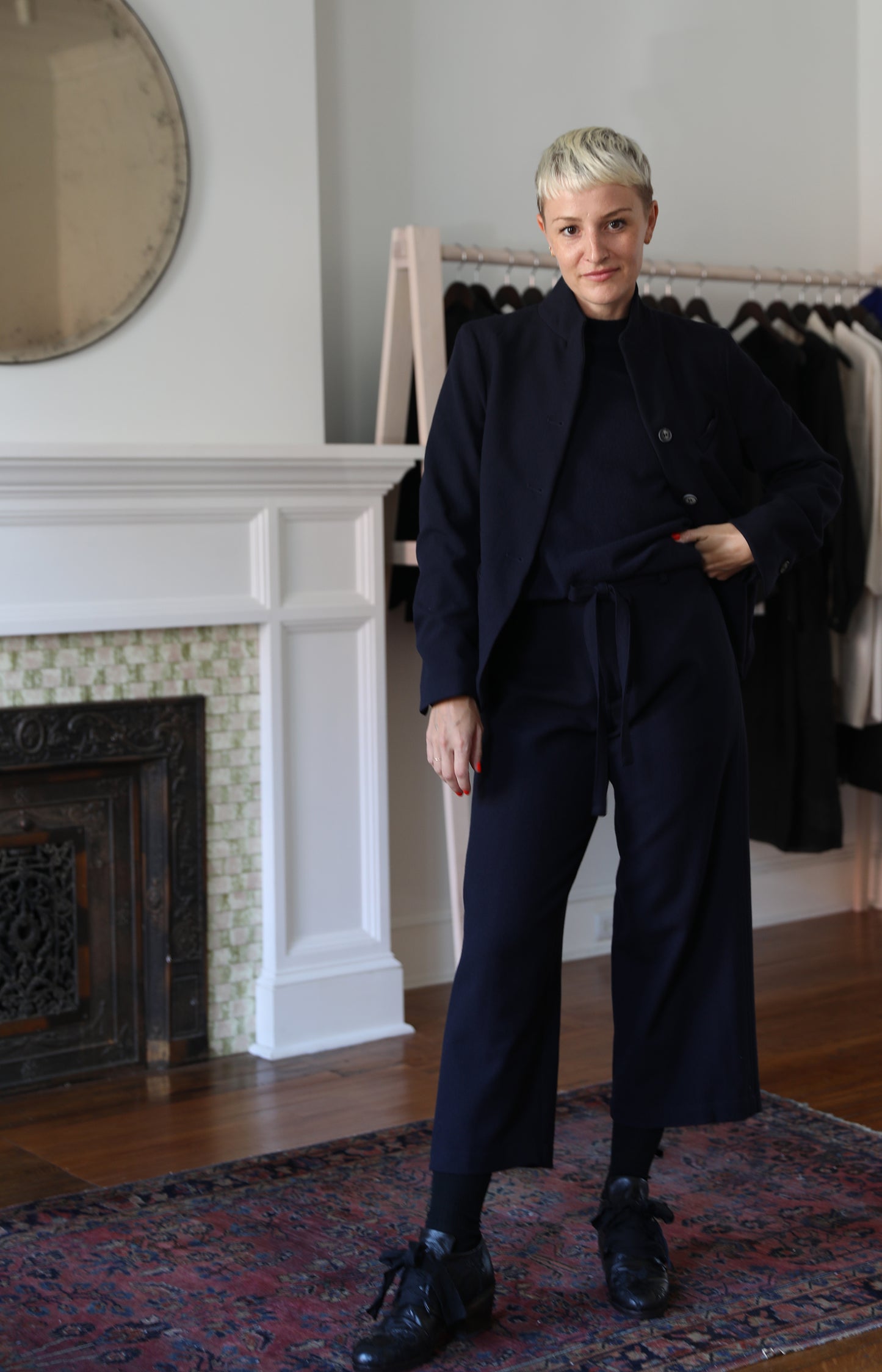 Navy Tyrol Jacket