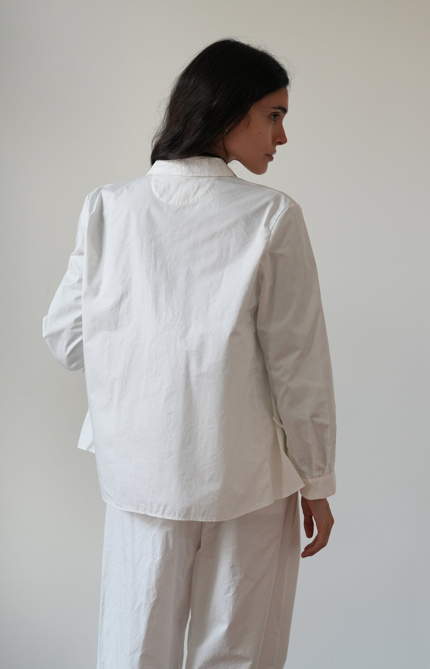 White Cotton Jenny Shirt