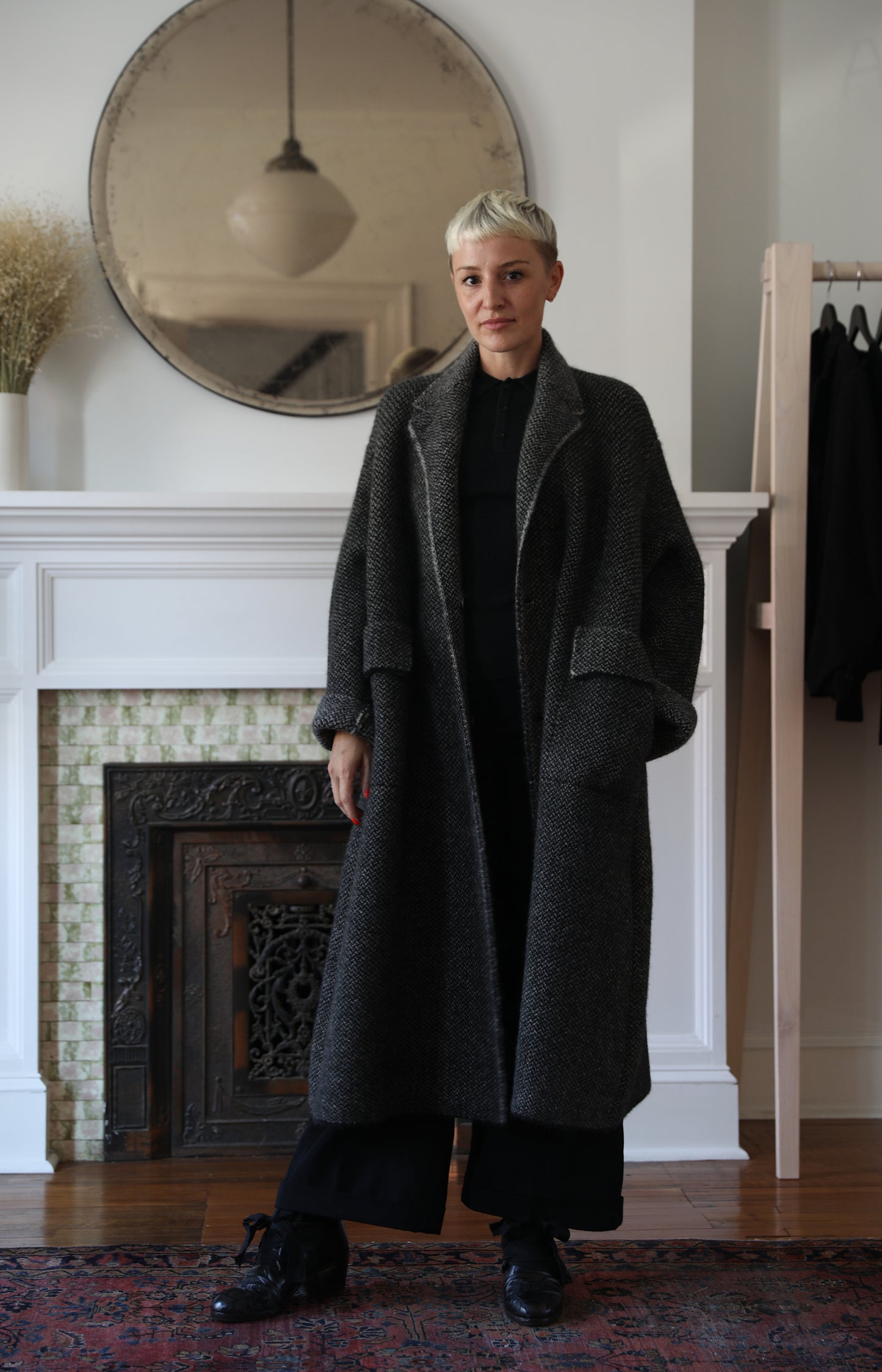 Black & Natural Bob's Coat