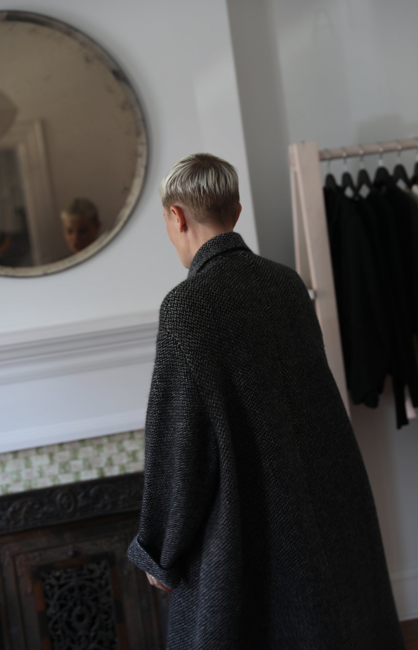 Black & Natural Bob's Coat