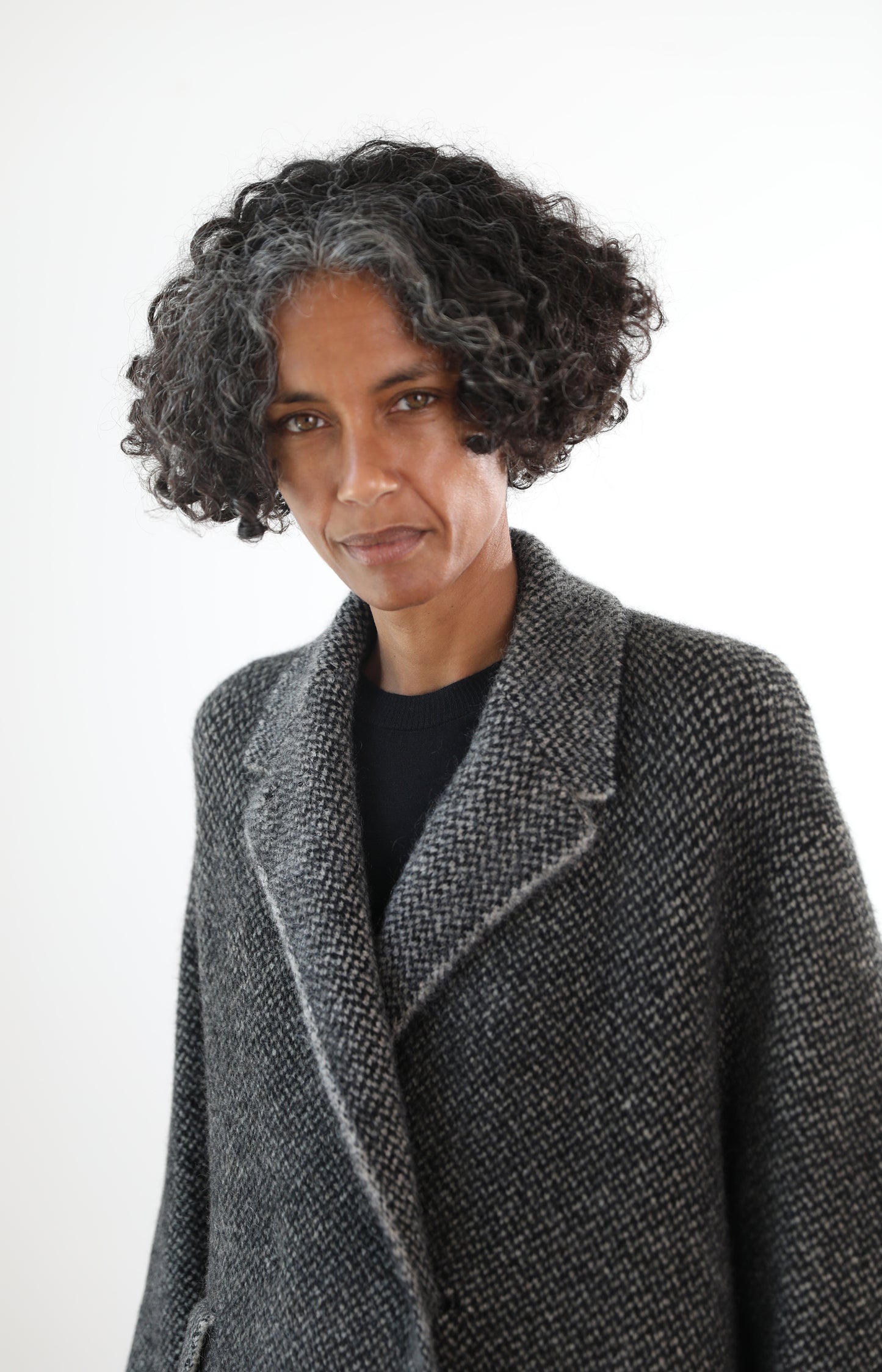 Black & Natural Bob's Coat