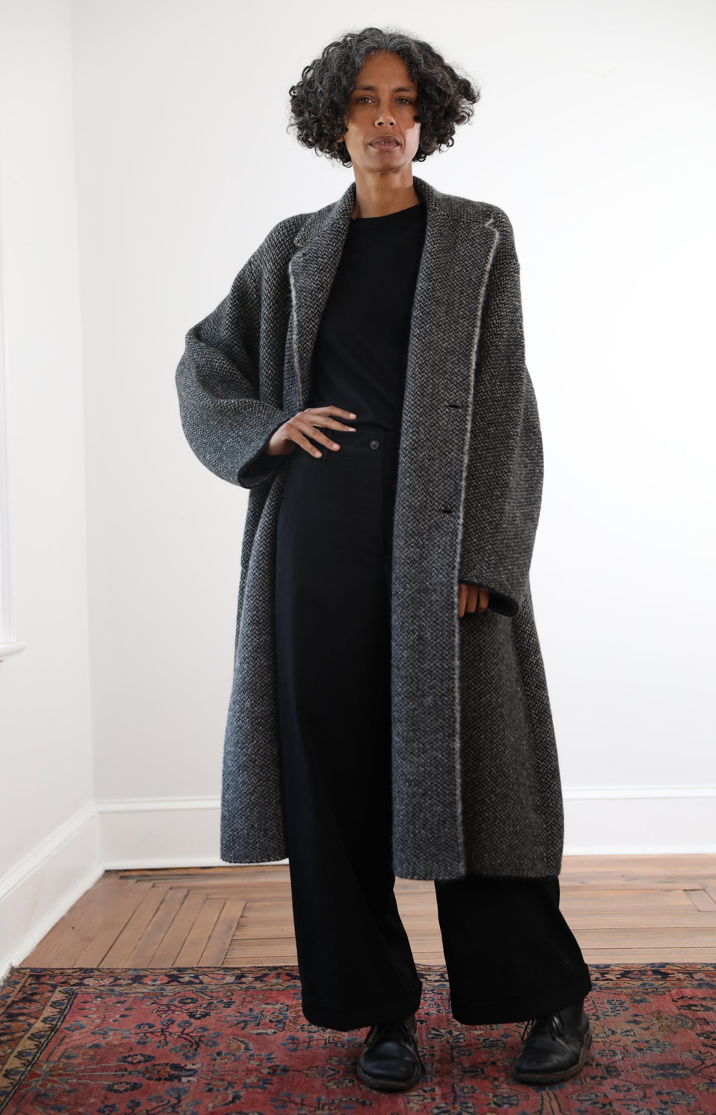 Black & Natural Bob's Coat
