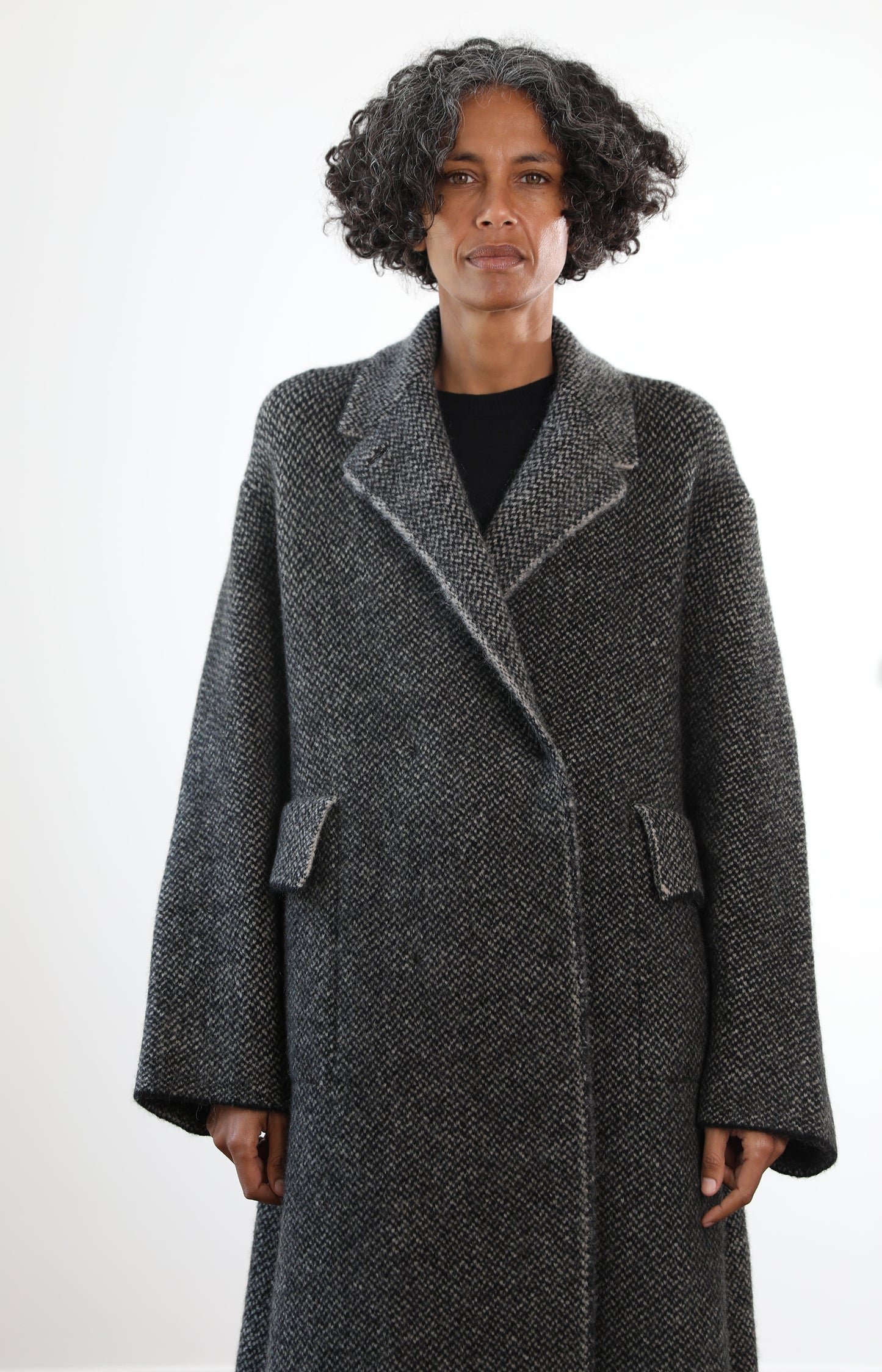 Black & Natural Bob's Coat