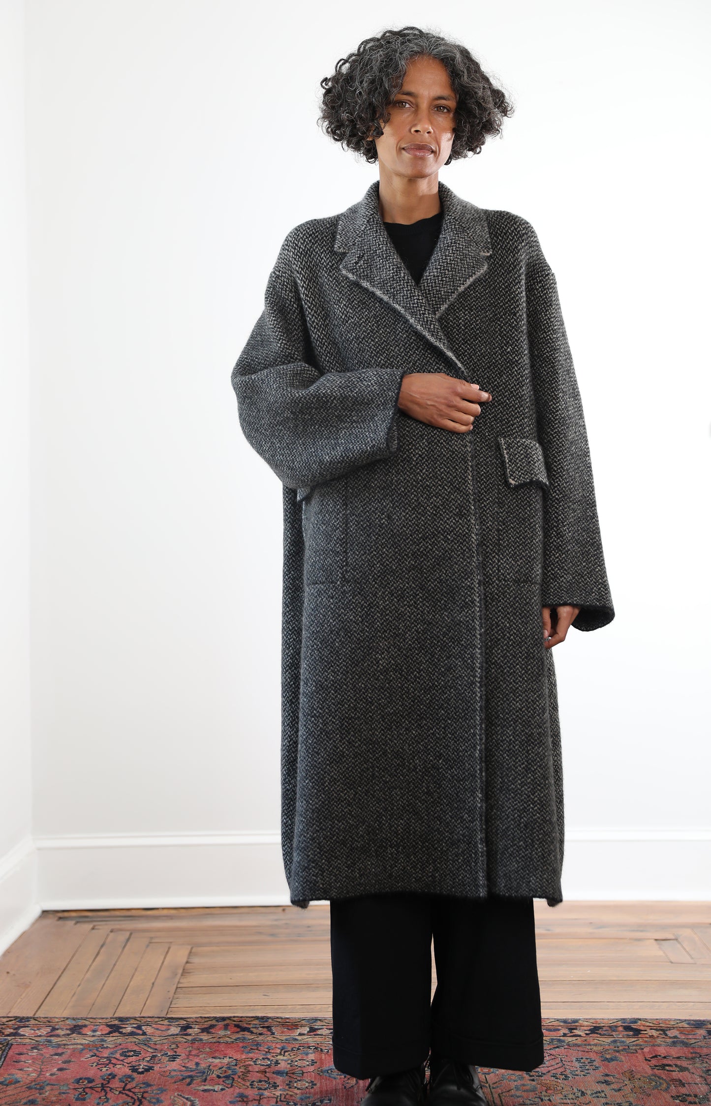 Black & Natural Bob's Coat